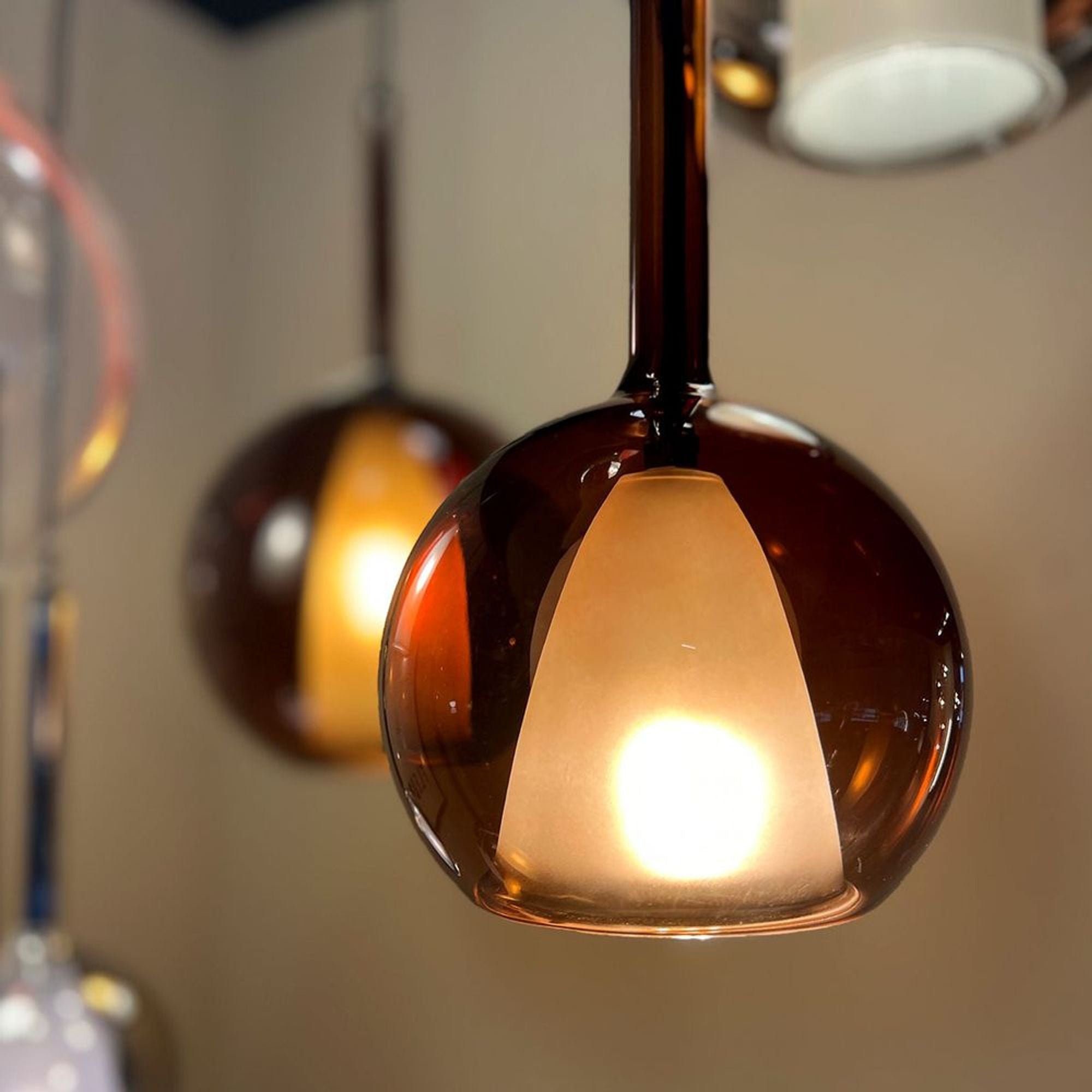 s.luce Belluna Cluster Glas - Pendelleuchte 7 - flammig - 199973 - s.luce® - homecoming lights.