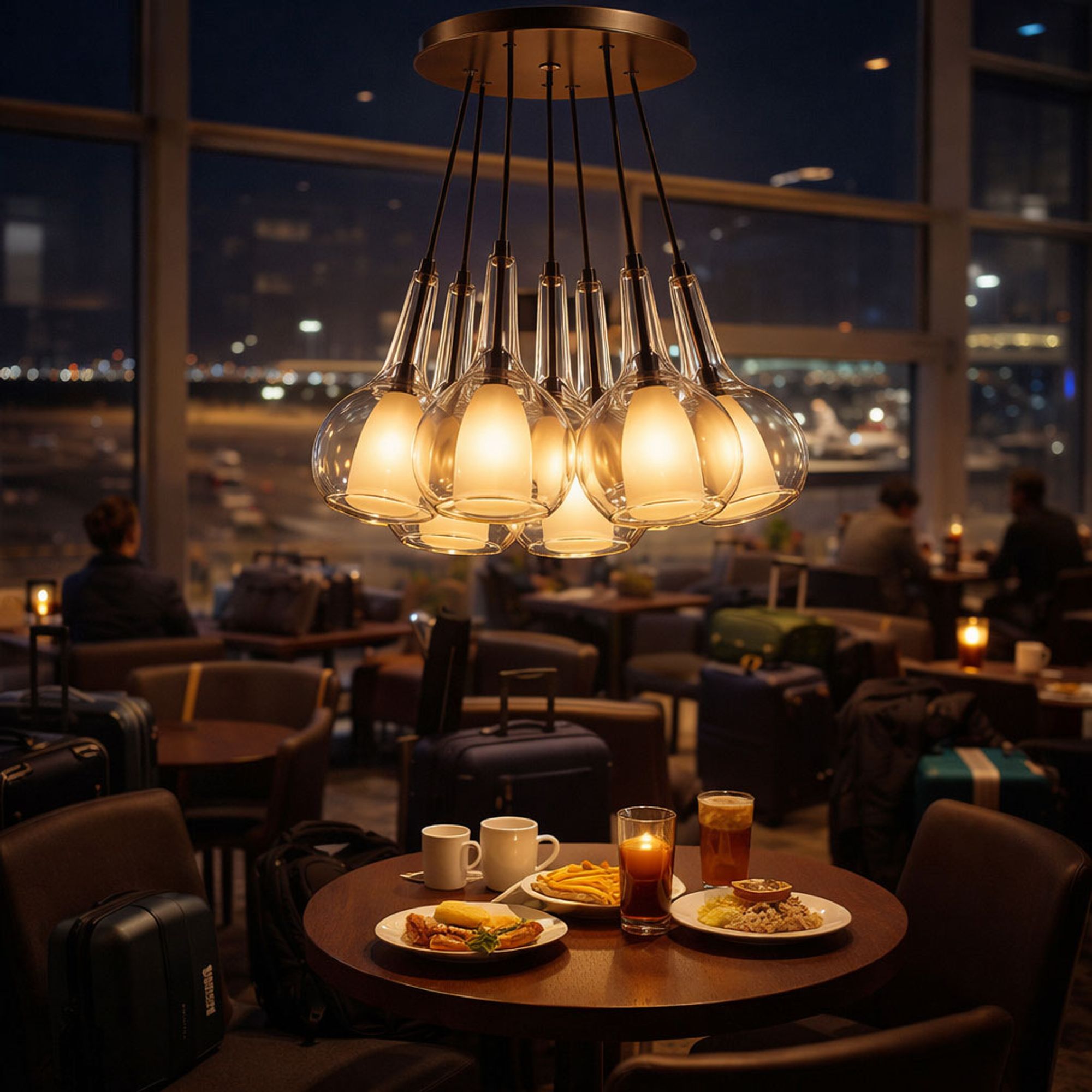 s.luce Belluna Cluster Glas - Pendelleuchte 7 - flammig - 199973 - s.luce® - homecoming lights.