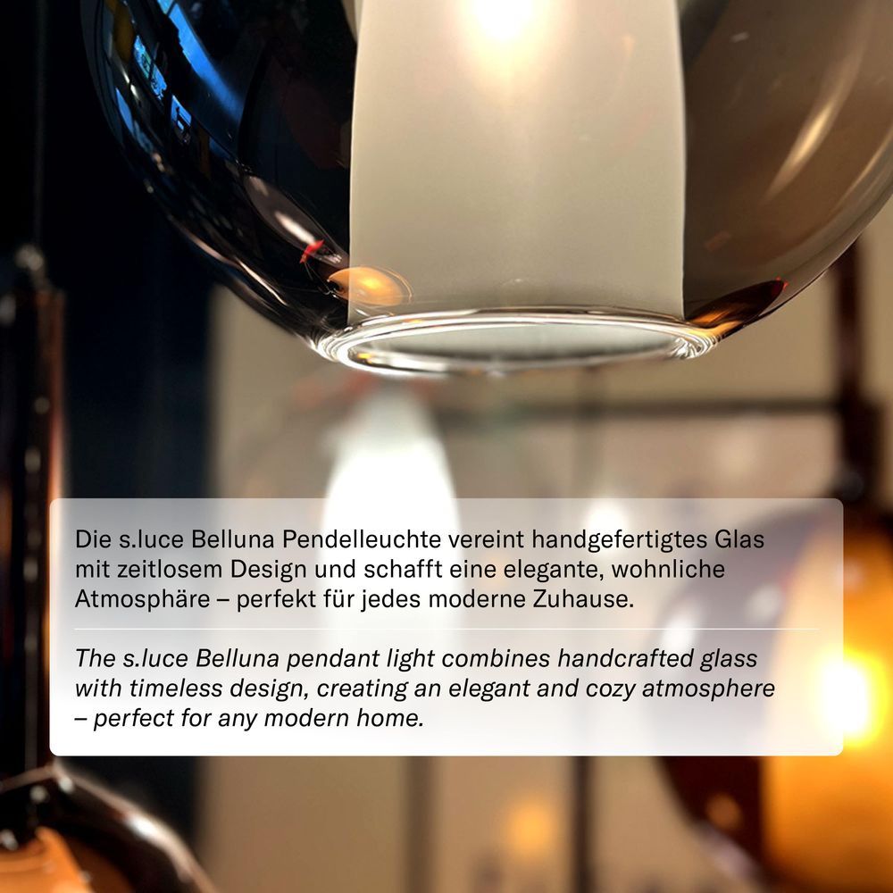 s.luce Belluna Galerieleuchte 5-flammig Ø 60cm Baldachin