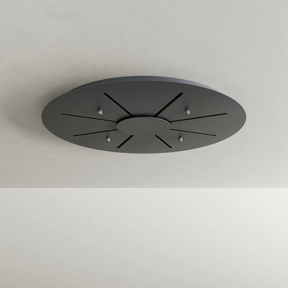 s.luce Belluna Galerieleuchte 8-flammig Ø 80cm Baldachin