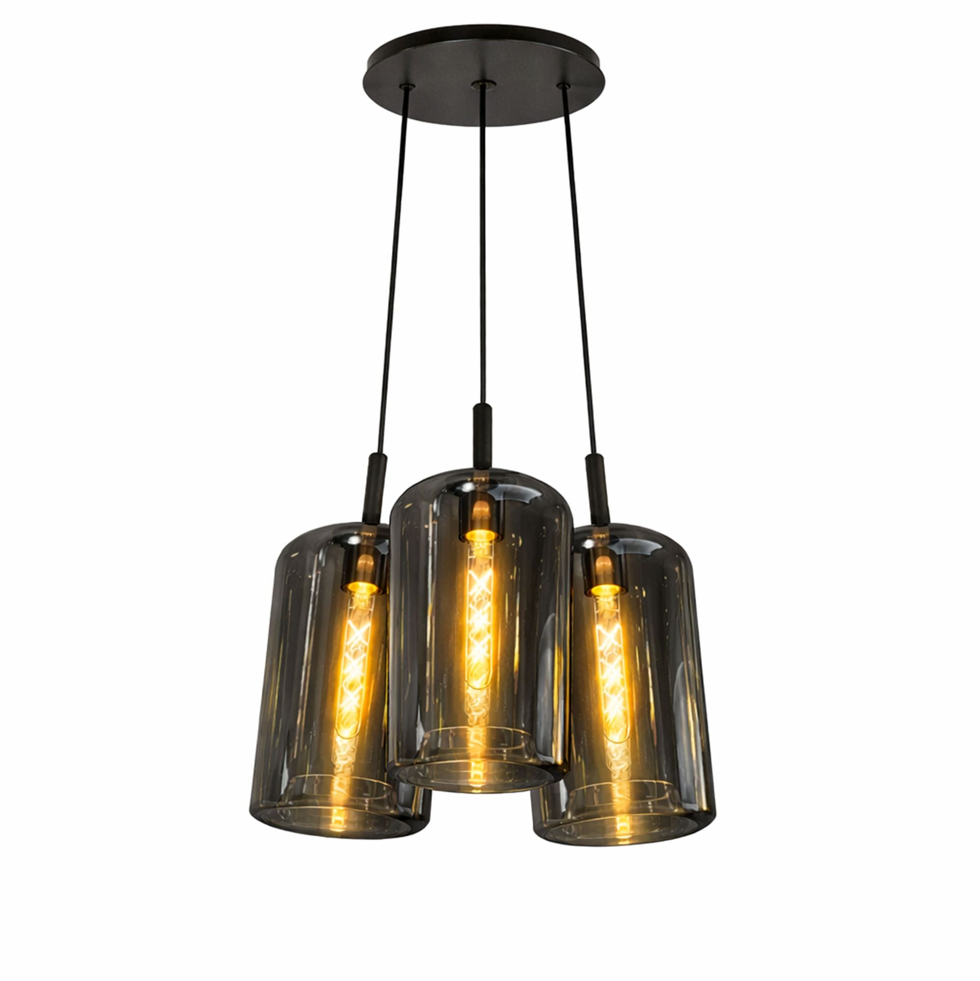 s.luce Cruet Cluster Glas - Pendelleuchte 3 - flammig 3x17 - 200222 - s.luce® - homecoming lights.