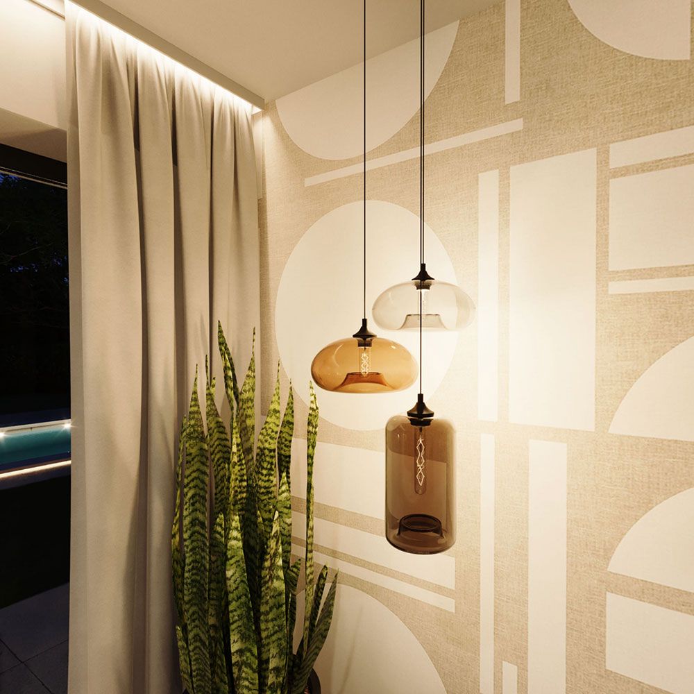 s.luce Cruet suspension galerie verre extra long 5m