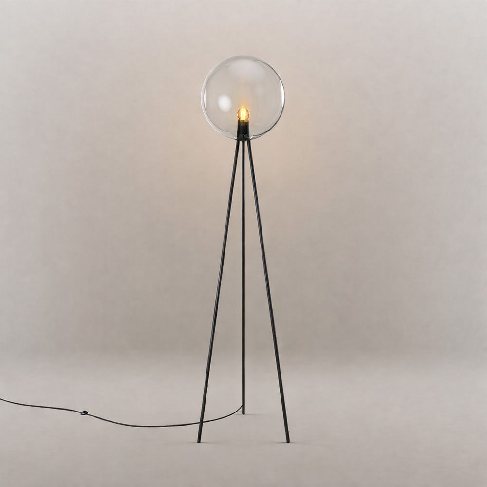 s.luce Dreibein - Stehleuchte Orb Tripod 160cm mit Glaskugel - 177524 - s.luce® - homecoming lights.