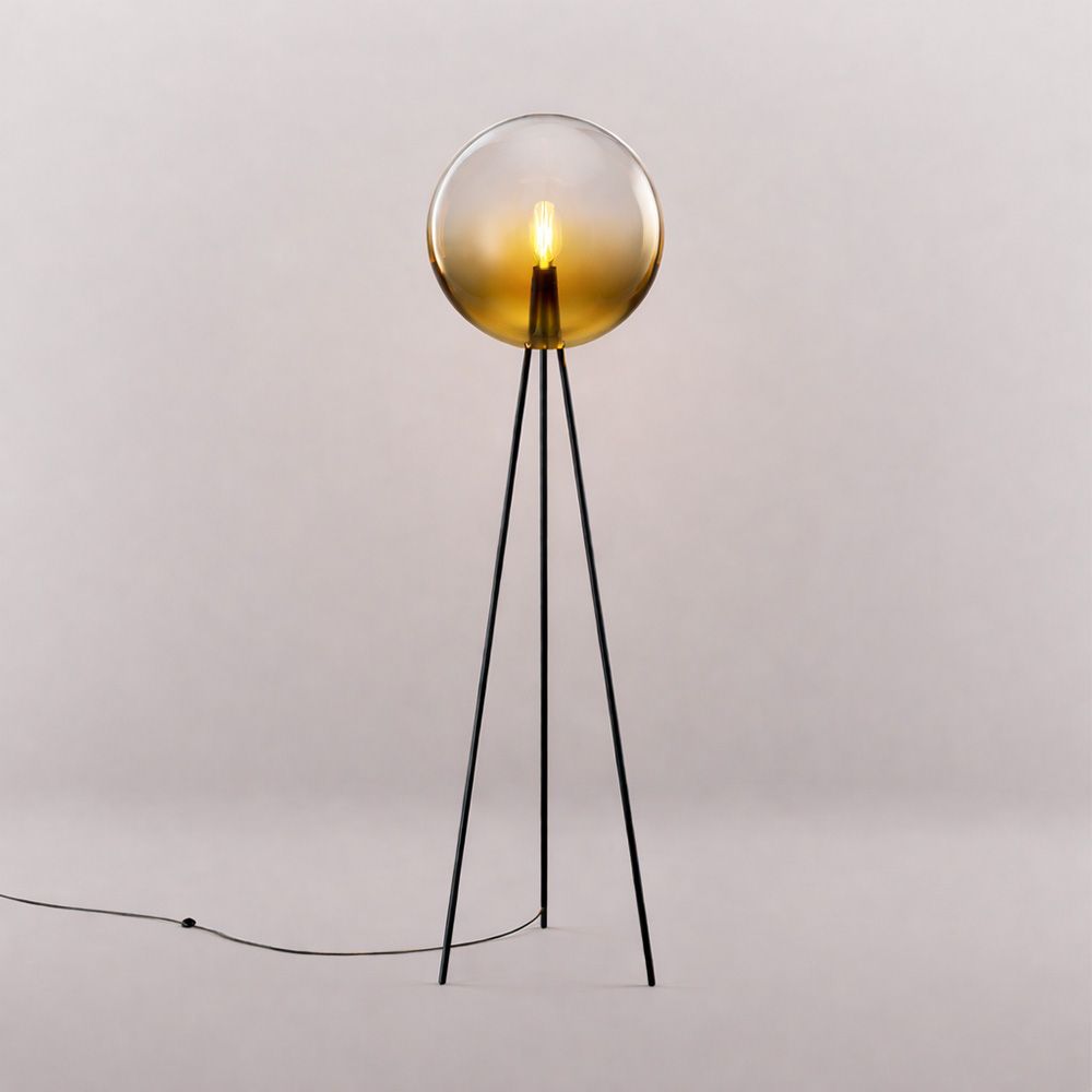 s.luce Dreibein - Stehleuchte Orb Tripod 160cm mit Glaskugel - 190419 - s.luce® - homecoming lights.