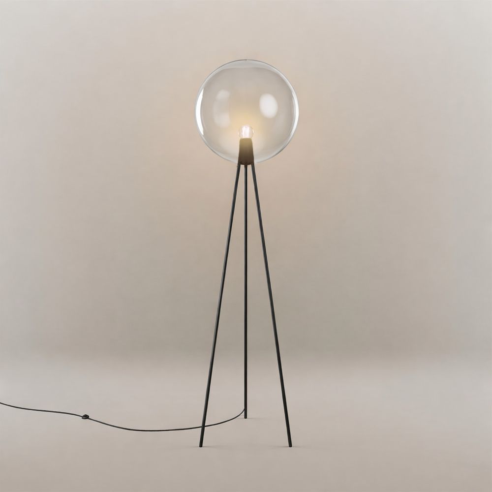 s.luce Dreibein - Stehleuchte Orb Tripod 160cm mit Glaskugel - 177516 - s.luce® - homecoming lights.