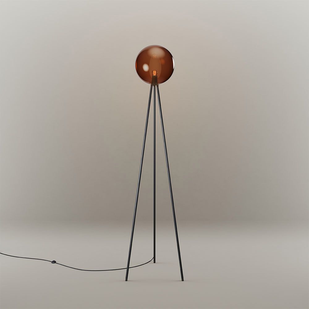 s.luce Dreibein - Stehleuchte Orb Tripod 160cm mit Glaskugel - 194112 - s.luce® - homecoming lights.