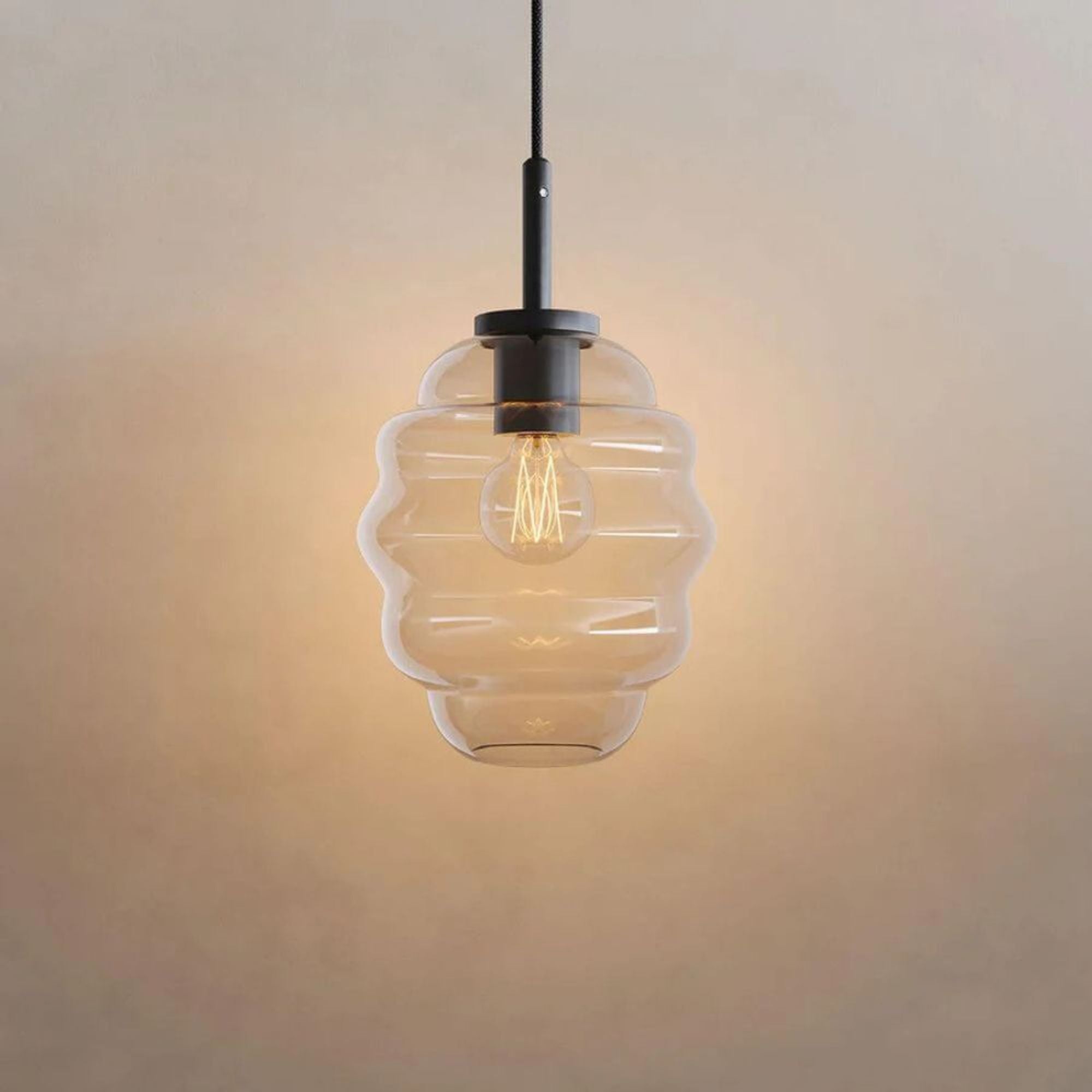 s.luce Echos Cluster Glas - Pendelleuchte 7 - flammig 3x18cm - 200337 - s.luce® - homecoming lights.