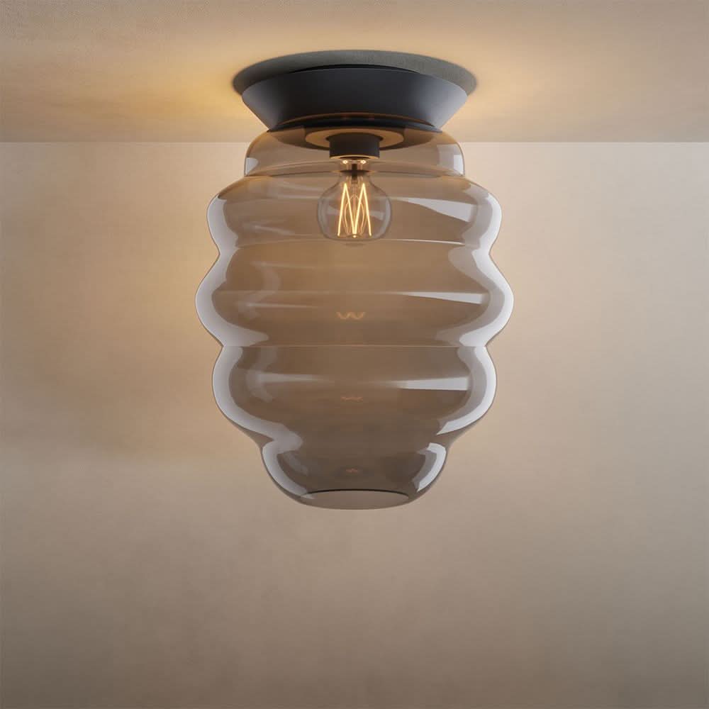 s.luce Echos Glas-Deckenleuchte E27