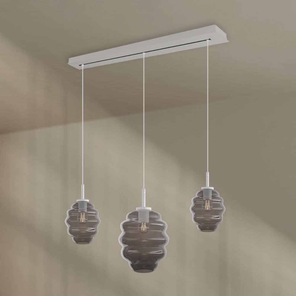 s.luce Echos Esstischlampe 3-flammig 120cm Ø 18/25cm