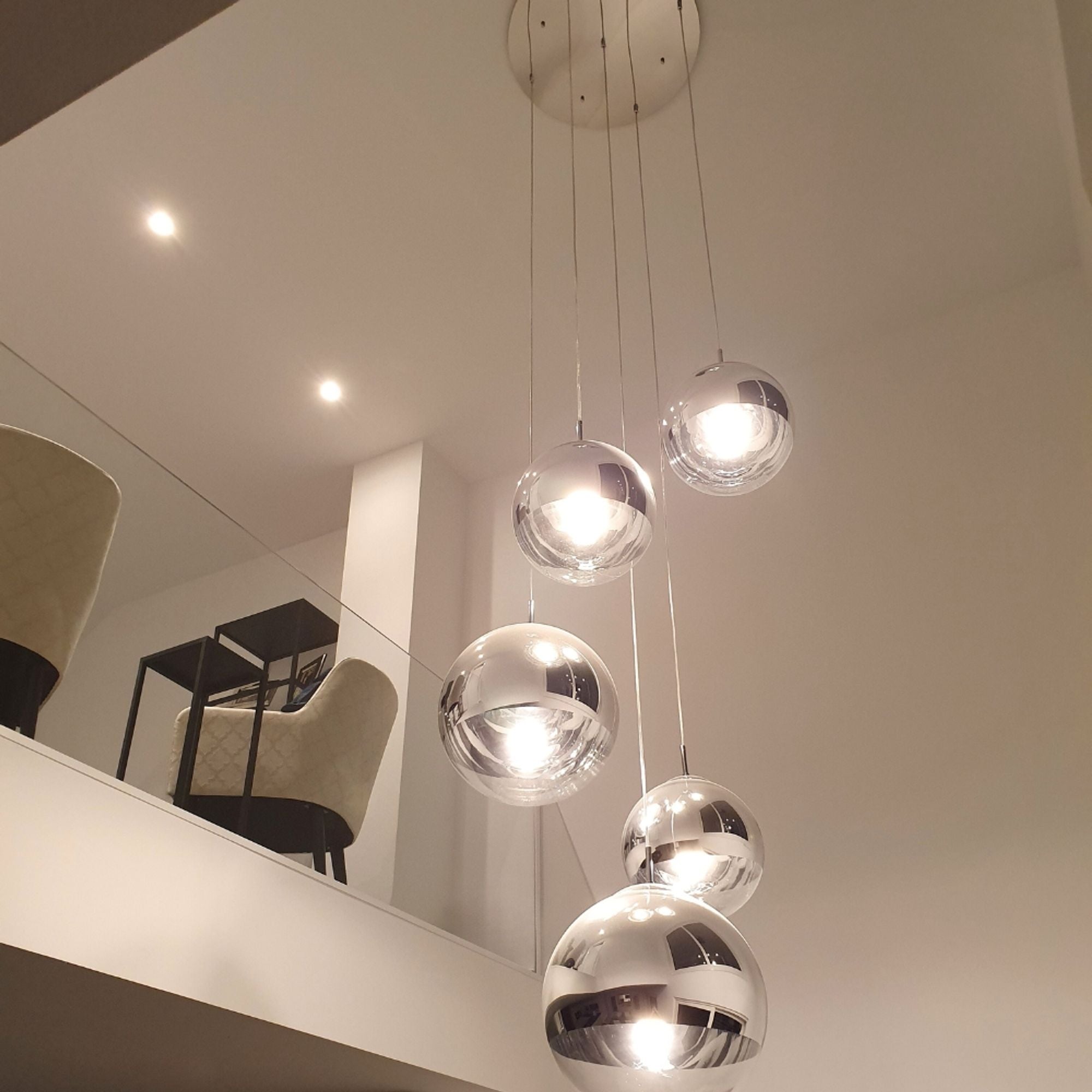 s.luce Fairy Galerieleuchte 3- oder 5-flammig mit Modular Baldachin