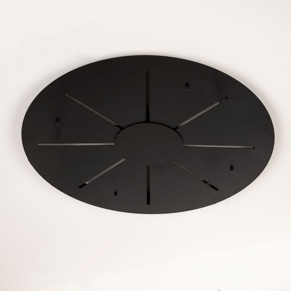 s.luce Fusion XXL Galerieleuchte 8-flammig LED-Ring