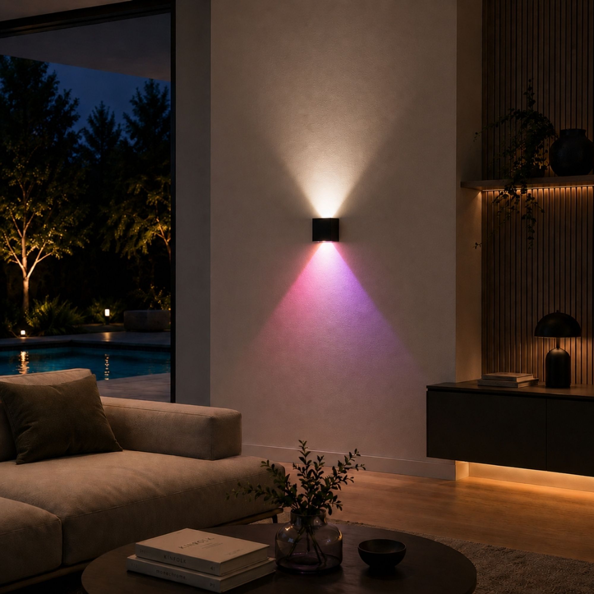 s.luce Ixa LED Wandlampe verstellbare Winkel Innen & Außen IP44