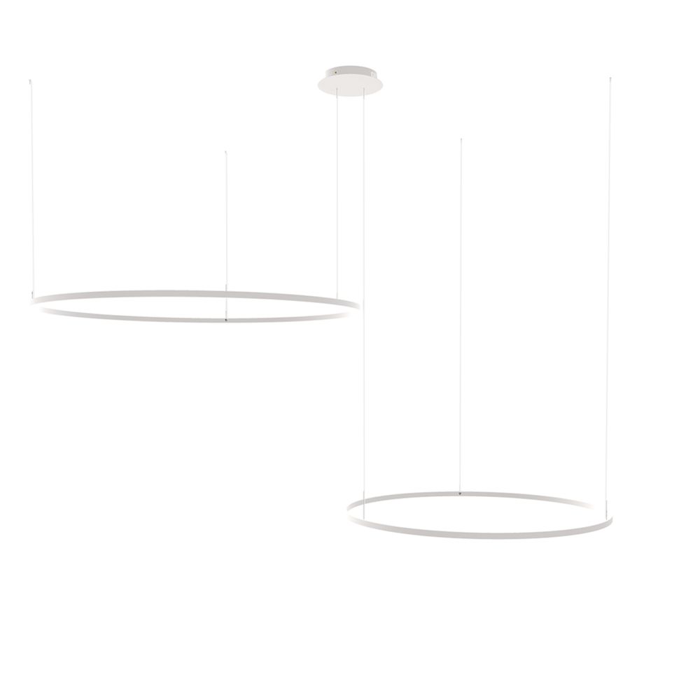 s.luce LED Ring Hängelampe 2-flammig Exzentrisch