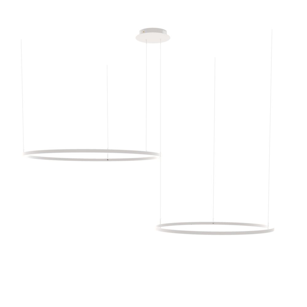 s.luce LED Ring Hängelampe 2-flammig Exzentrisch
