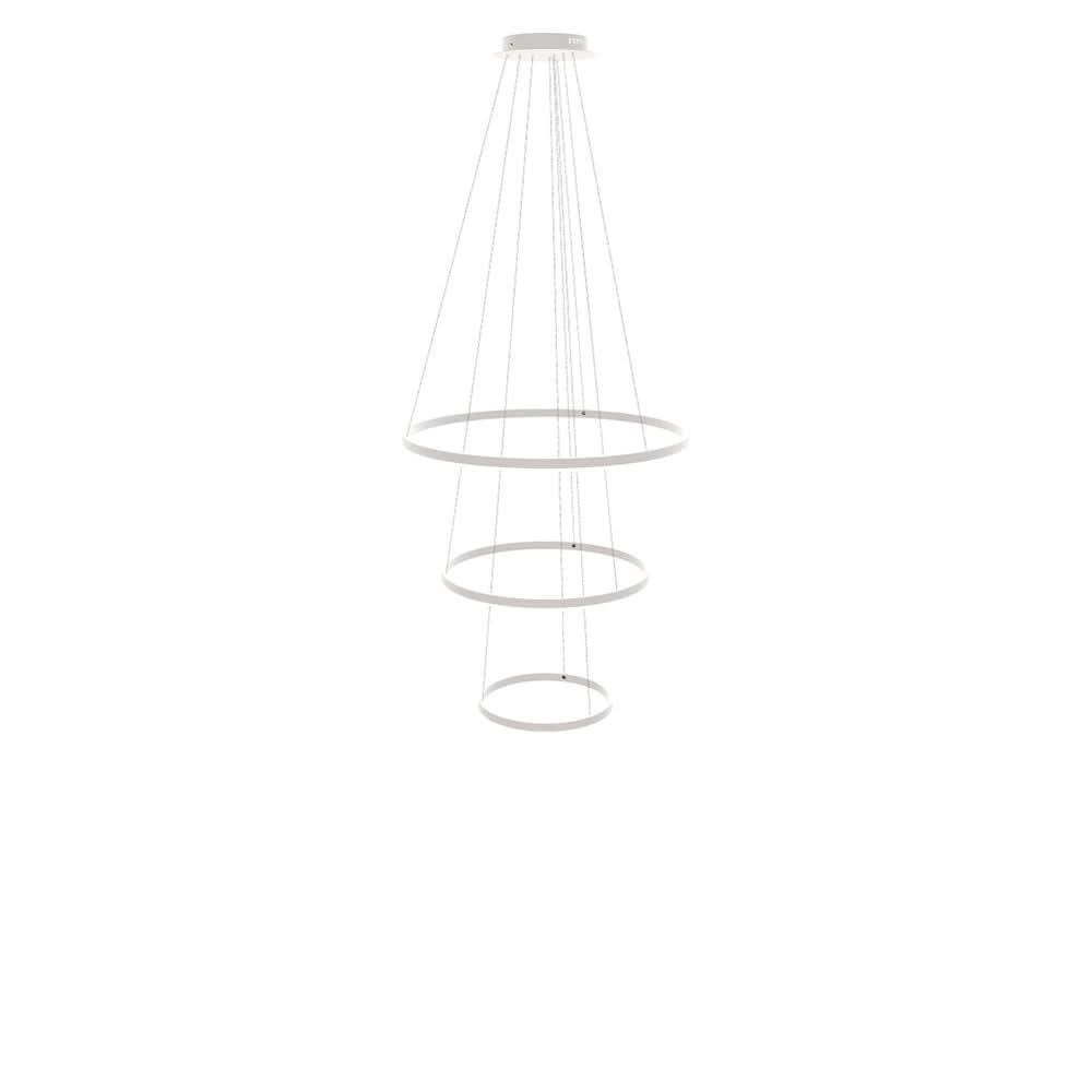s.luce LED lampa wisząca pierścieniowa 3-światłowa centryczna