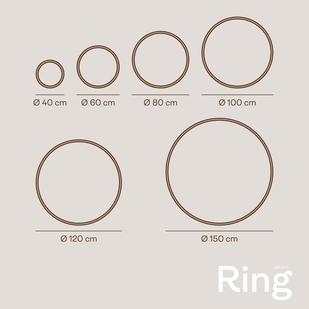 s.luce LED Ring Pendelleuchte 3-flammig Exzentrisch