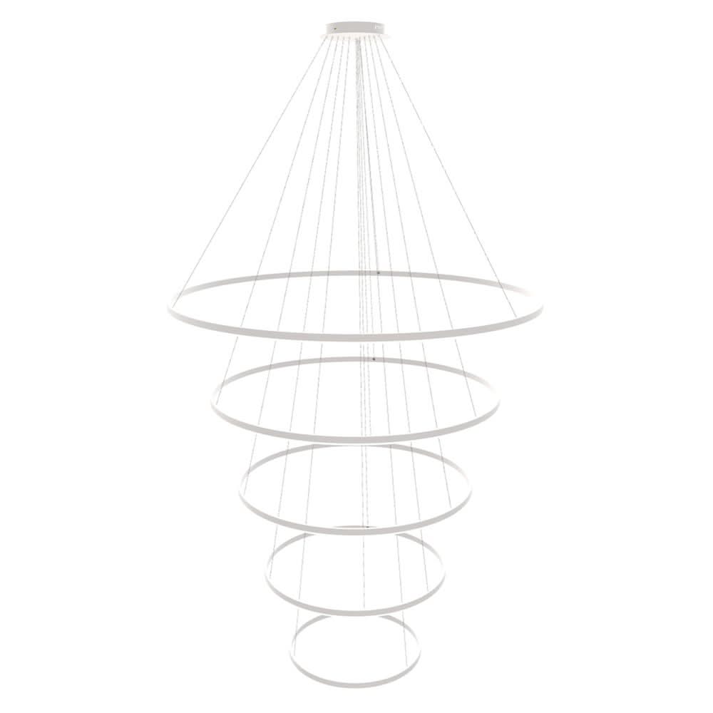 s.luce LED Ring Pendelleuchte 5-flammig Zentrisch