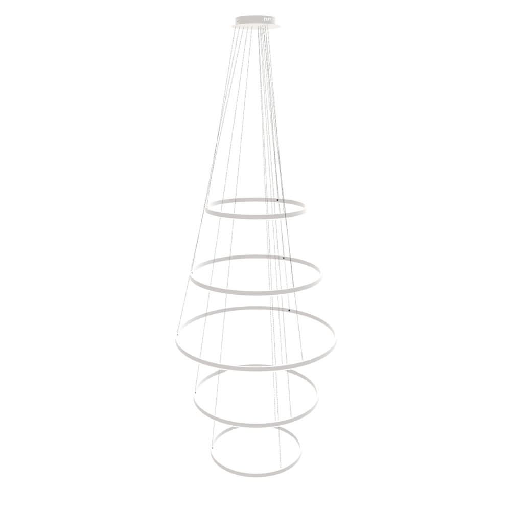 s.luce LED Ring Pendelleuchte 5-flammig Zentrisch