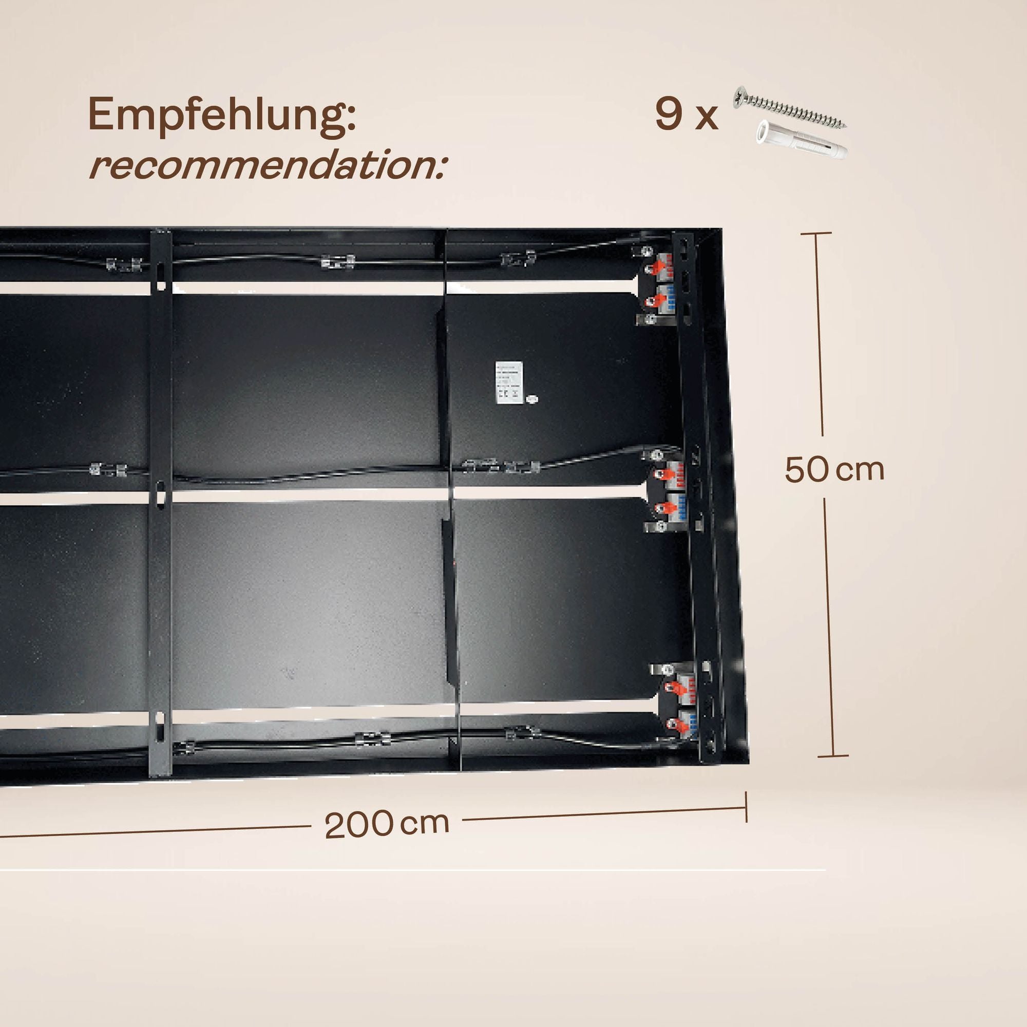 s.luce Modular Balken Baldachin mehrflammig Rechteckig - 177677 - s.luce® - homecoming lights.