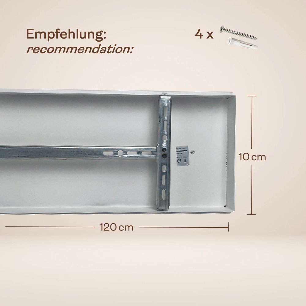 s.luce Modular Balken Baldachin mehrflammig Rechteckig