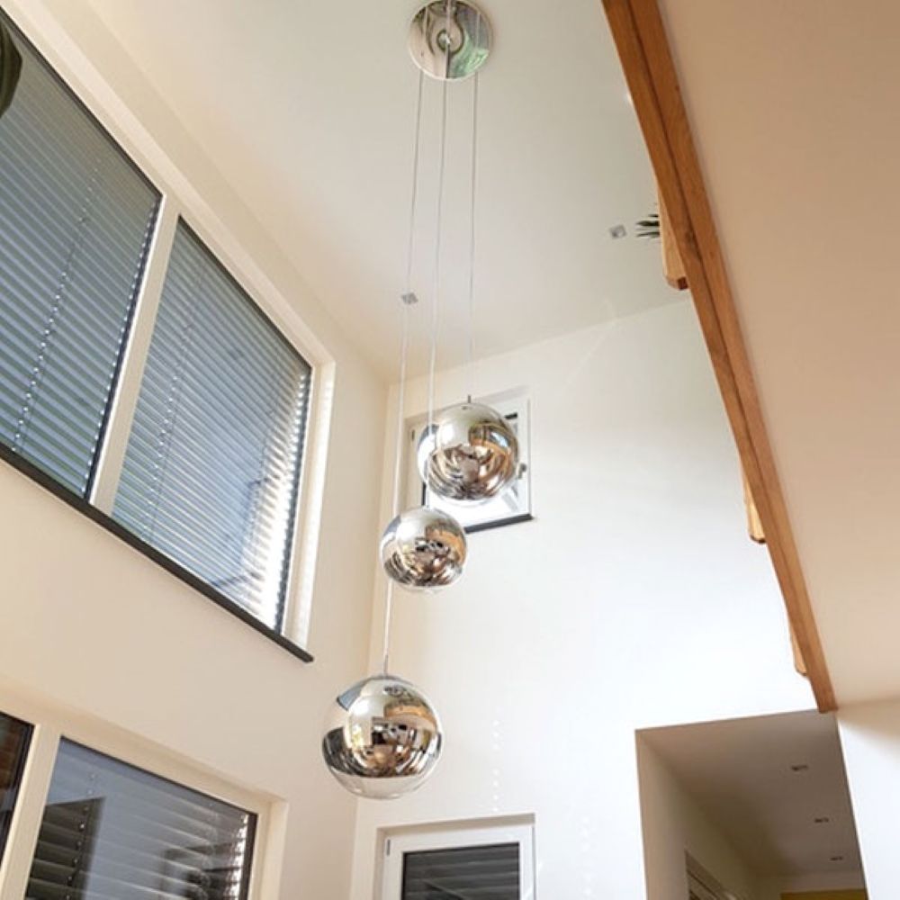 s.luce Modular Hängeleuchten-Baldachin 3-flammig oder 5-flammig
