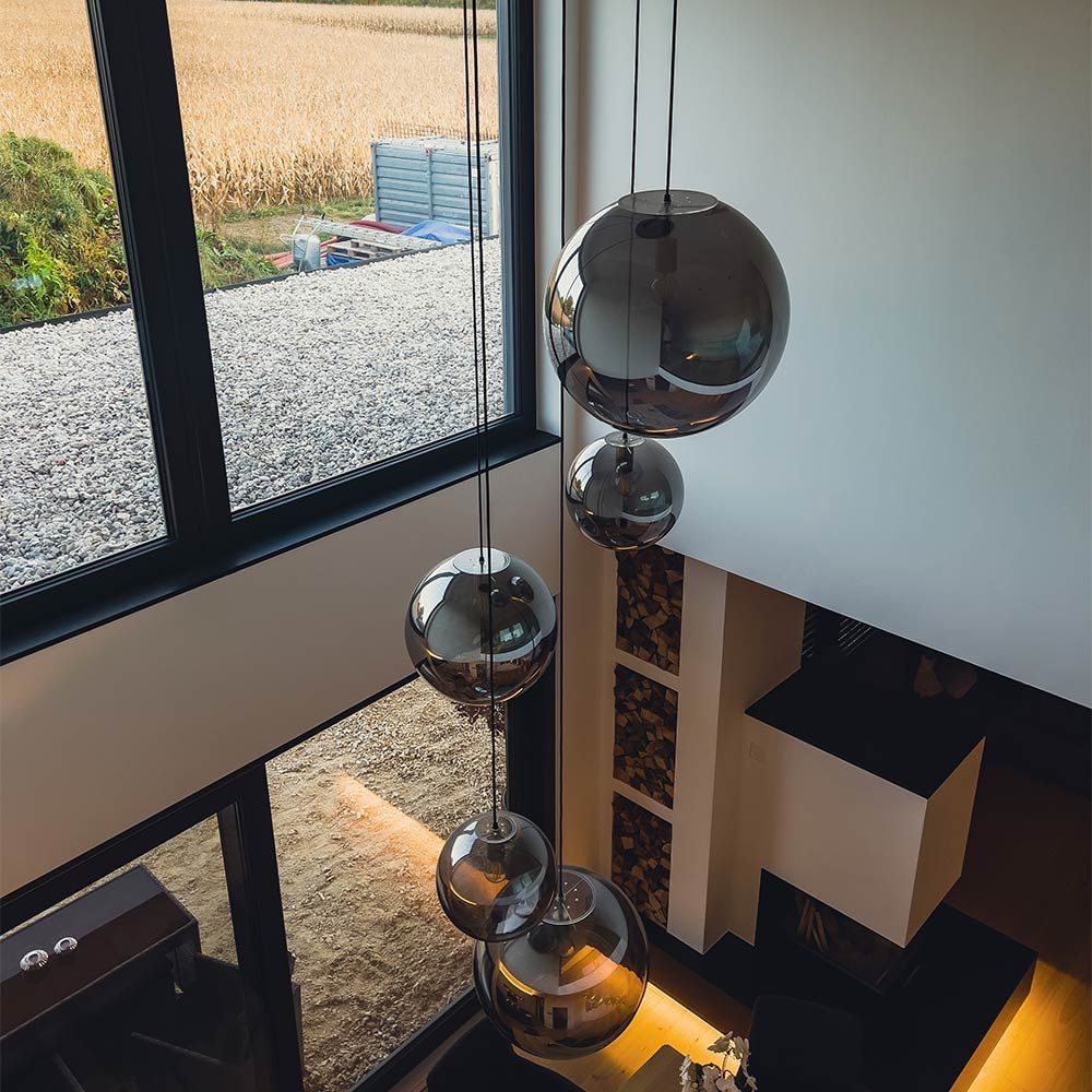 s.luce Orb 5-punktowa modułowa lampa galeryjna