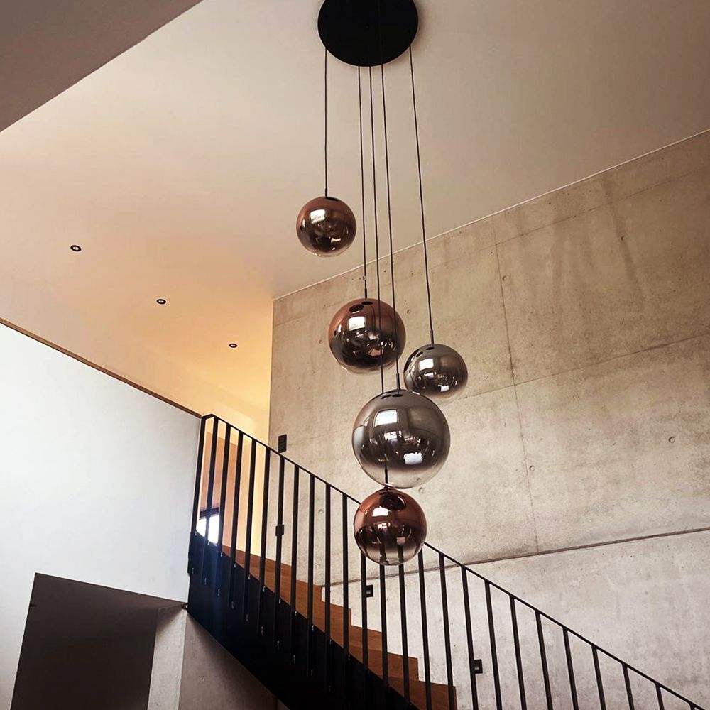 s.luce Orb 5-punktowa modułowa lampa galeryjna