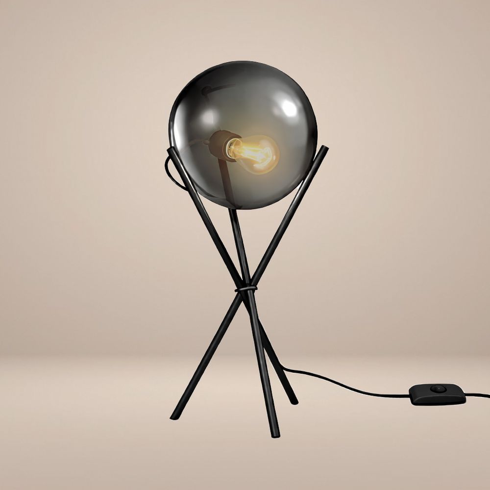 s.luce Axis Glas - Lampe de table trépied 20 cm - 172301 - s.luce® - homecoming lights.