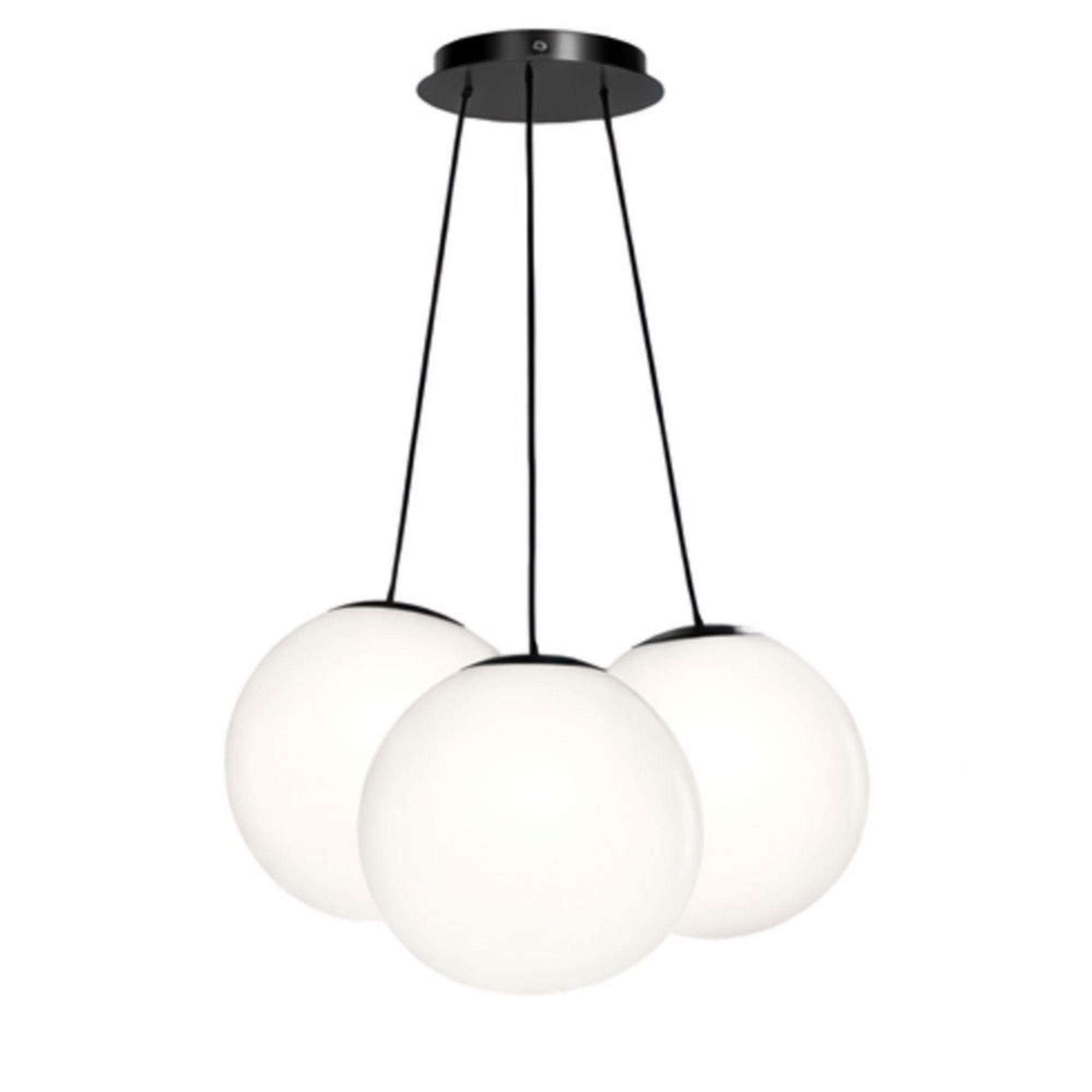 s.luce Orb Cluster Glas - Hängelampe 3 - flammig 3x20cm - 200556 - s.luce® - homecoming lights.