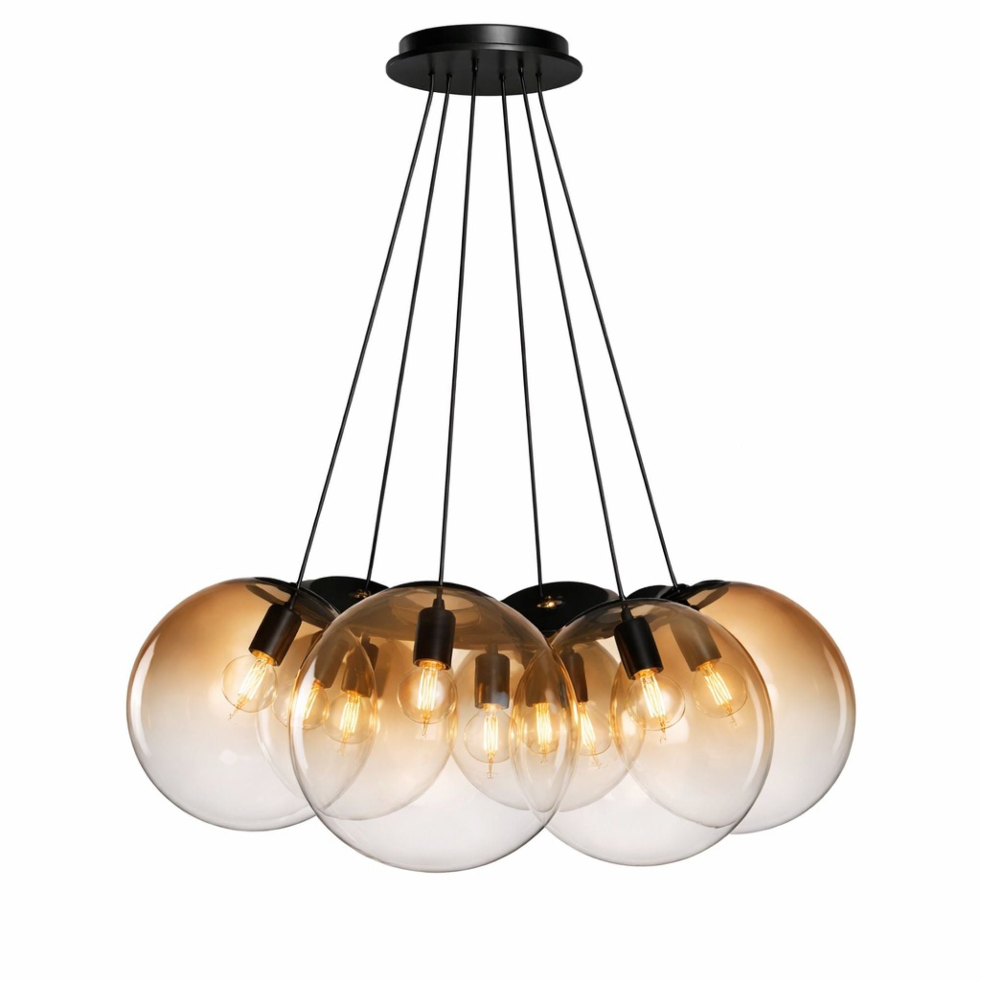 s.luce Orb Cluster Mehrfach - Pendelleuchte 7 - flammig 7x20cm - 200577 - s.luce® - homecoming lights.