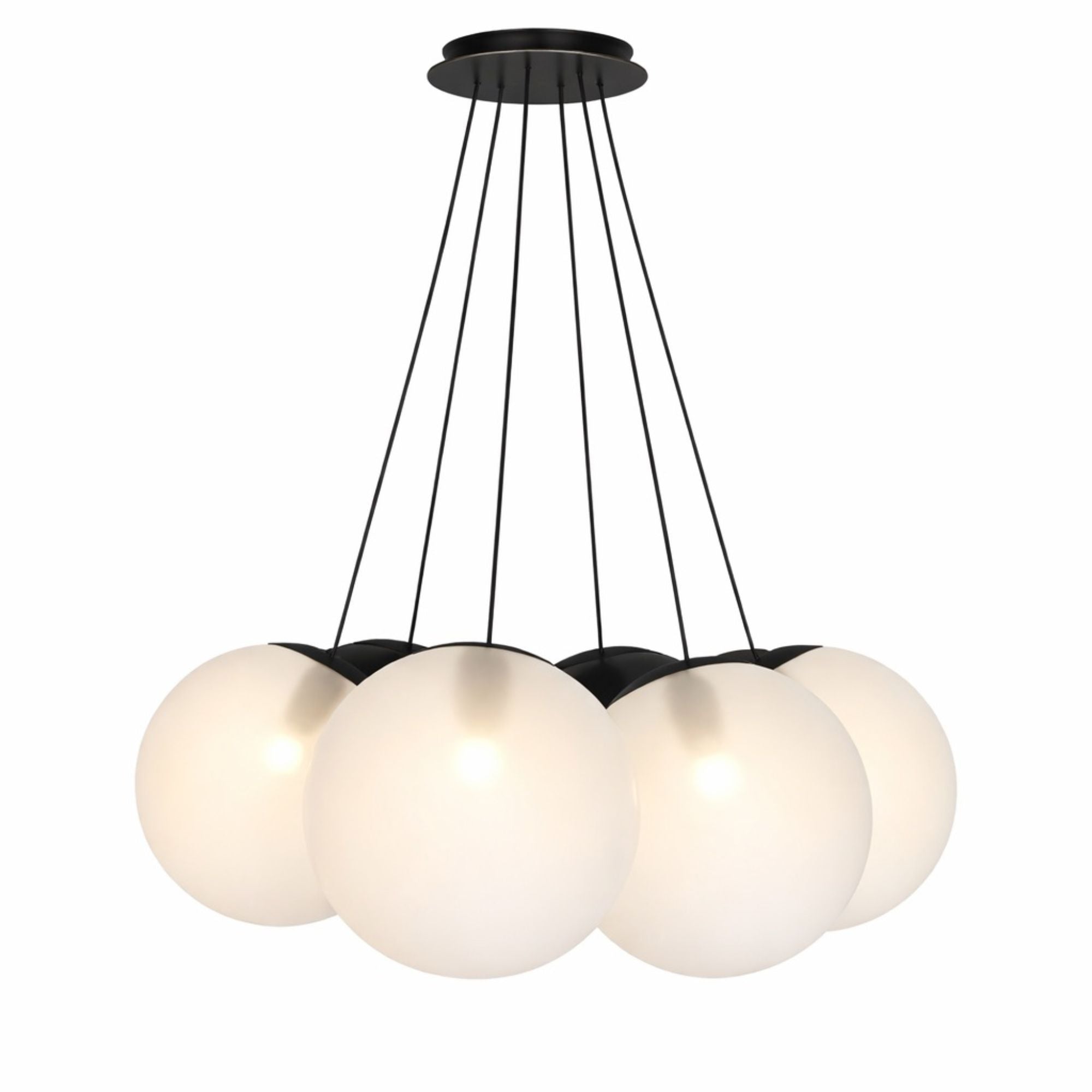 s.luce Orb Cluster Mehrfach - Pendelleuchte 7 - flammig 7x20cm - 200572 - s.luce® - homecoming lights.