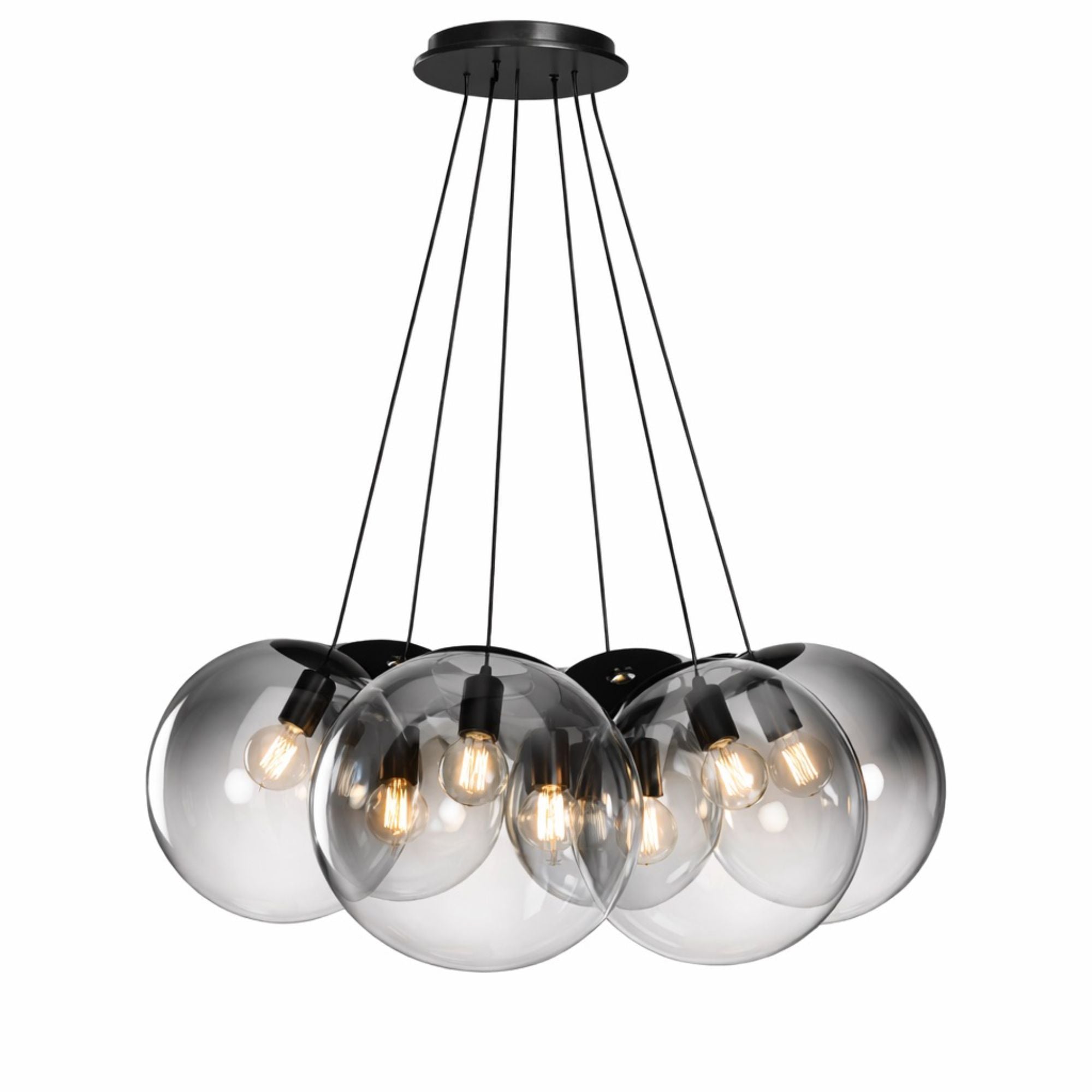 s.luce Orb Cluster Mehrfach - Pendelleuchte 7 - flammig 7x20cm - 200576 - s.luce® - homecoming lights.