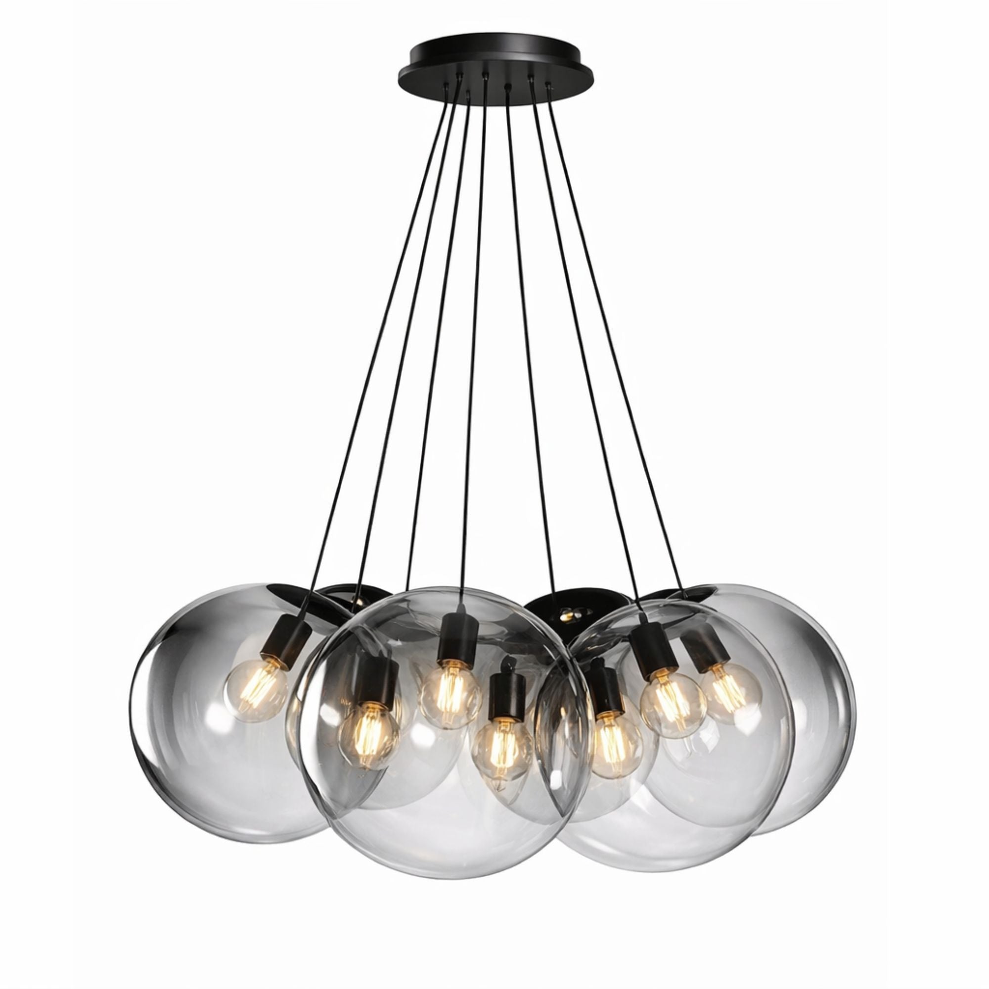 s.luce Orb Cluster Mehrfach - Hängelampe 7 - flammig 7x30cm - 200661 - s.luce® - homecoming lights.