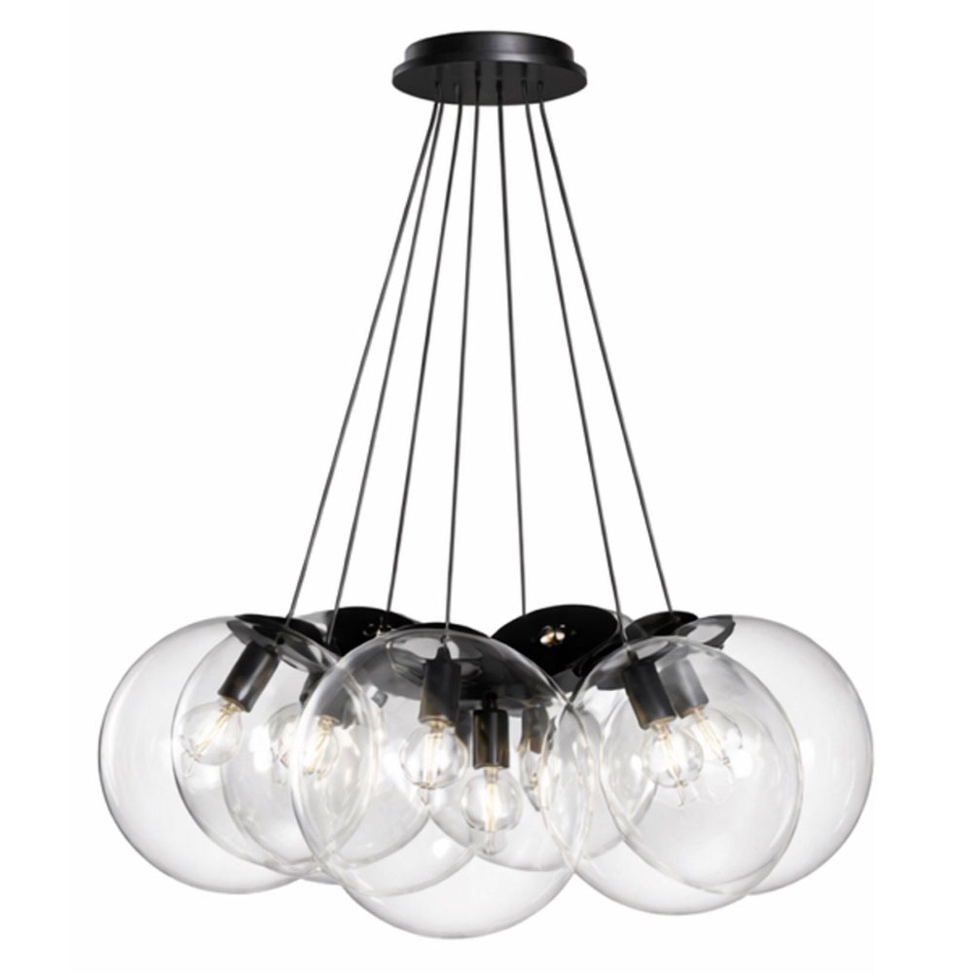 s.luce Orb Cluster Mehrfach - Hängelampe 7 - flammig 7x30cm - 200659 - s.luce® - homecoming lights.