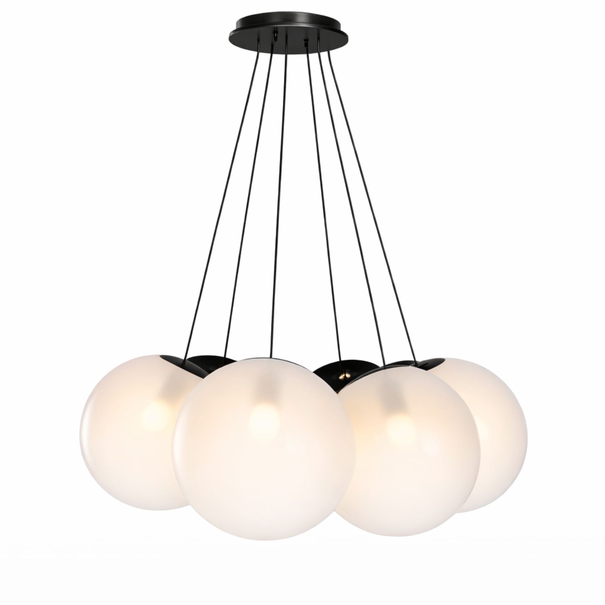 s.luce Orb Cluster Mehrfach - Hängelampe 7 - flammig 7x30cm - 200657 - s.luce® - homecoming lights.