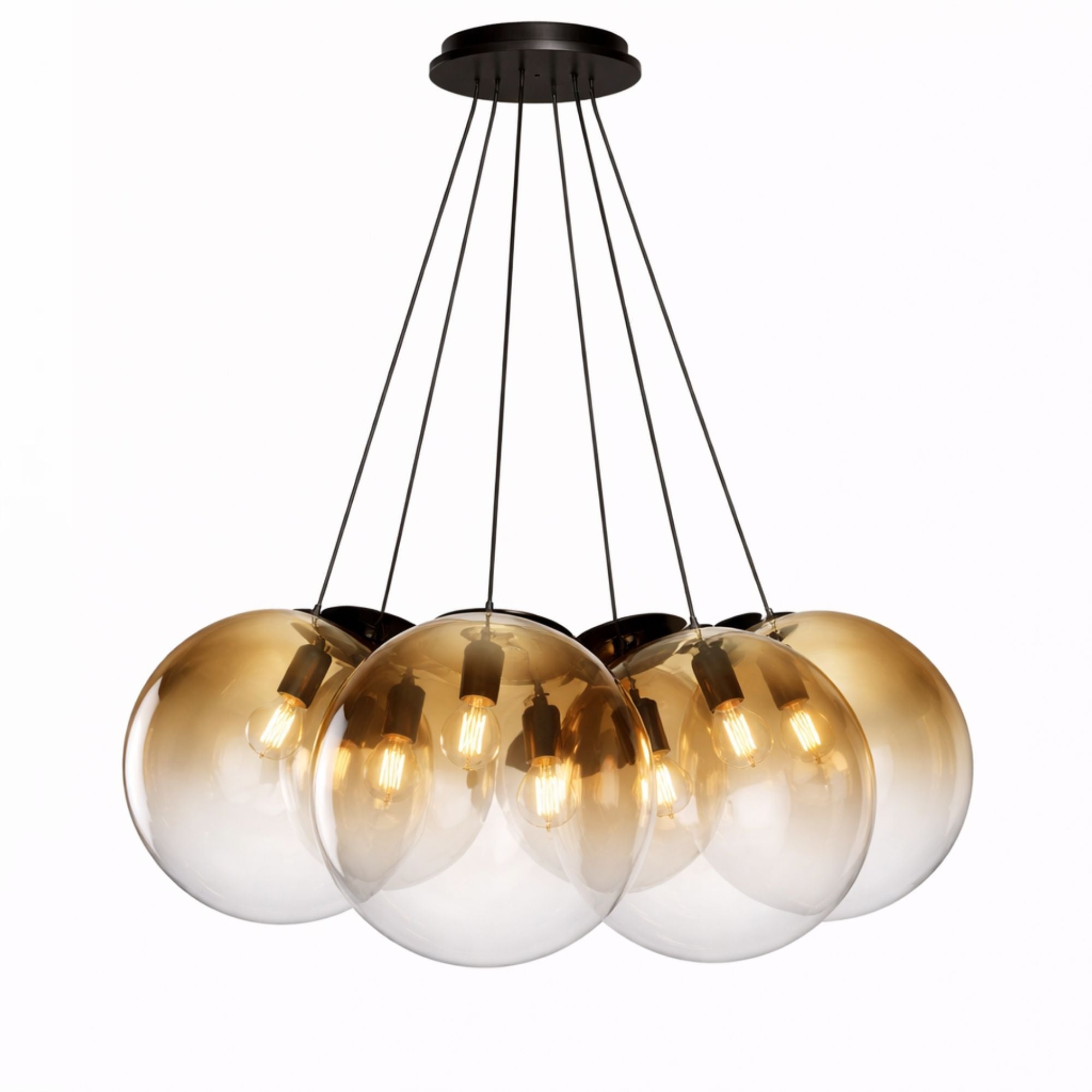 s.luce Orb Cluster Mehrfach - Pendelleuchte 7 - flammig 7x40cm - 200680 - s.luce® - homecoming lights.