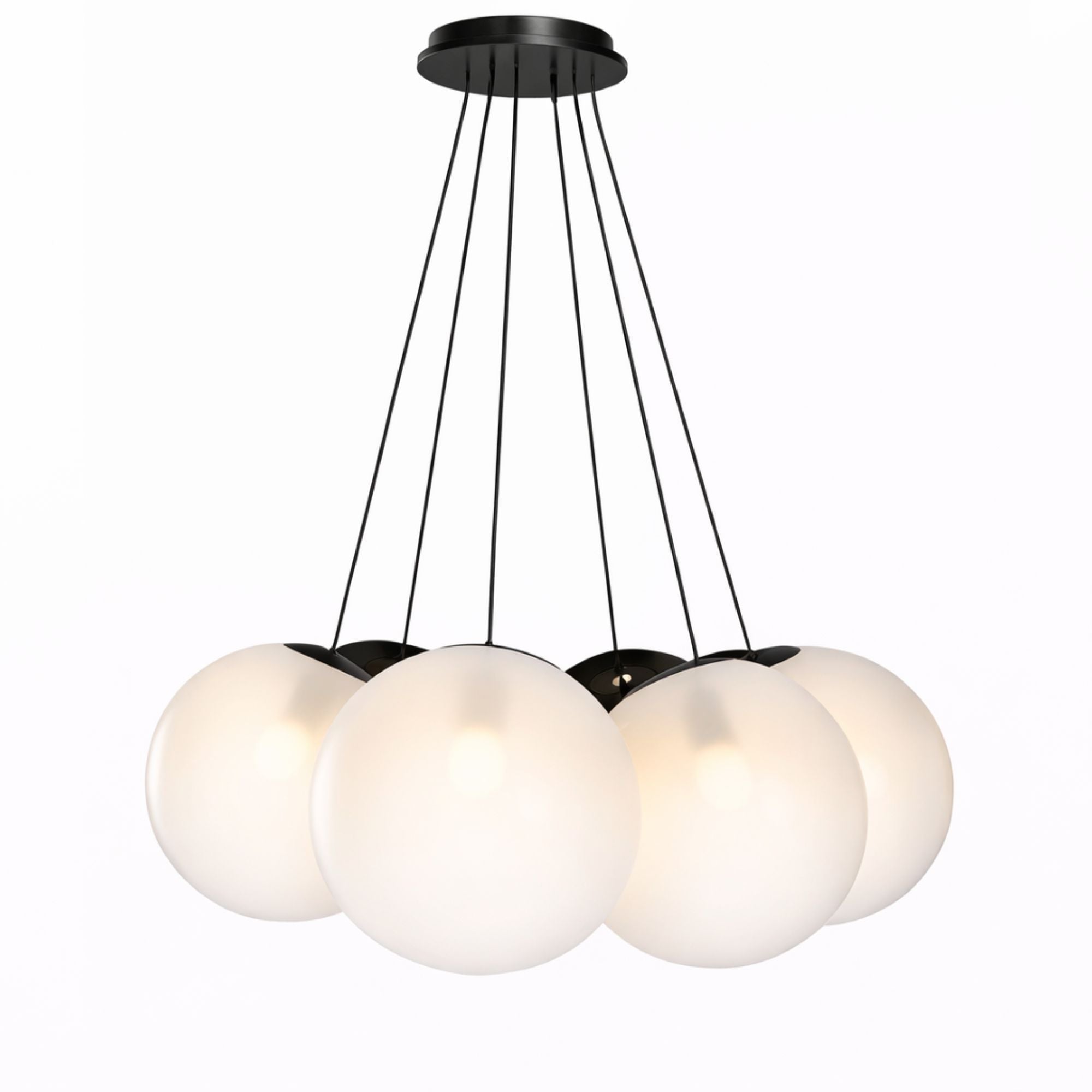 s.luce Orb Cluster Mehrfach - Pendelleuchte 7 - flammig 7x40cm - 200674 - s.luce® - homecoming lights.