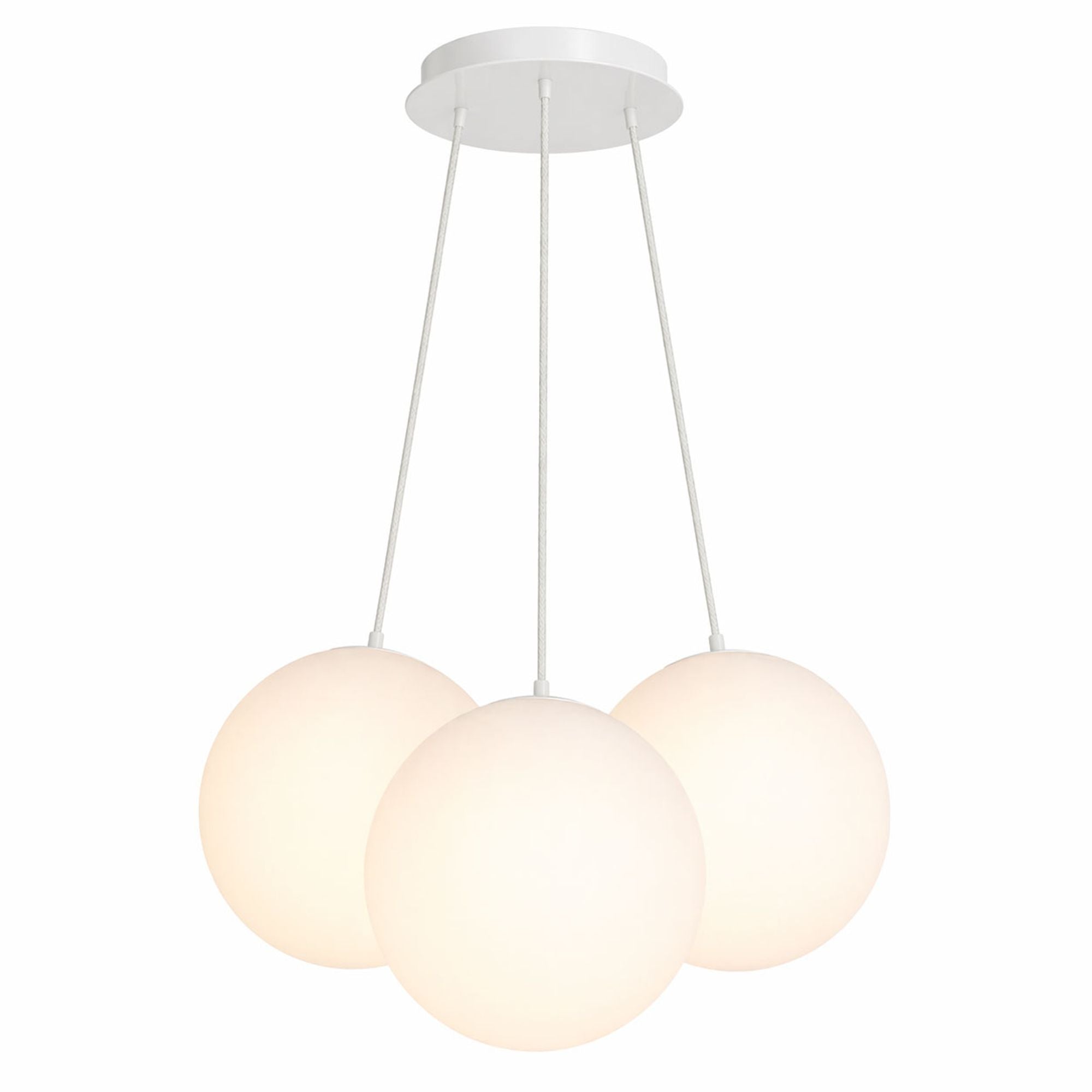 s.luce Orb Cluster Glas - Hängelampe 3 - flammig 3x20cm - 200570 - s.luce® - homecoming lights.