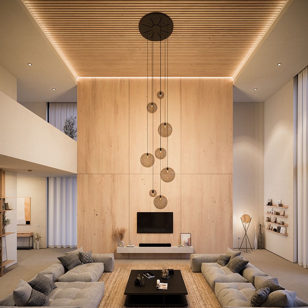 s.luce Orb Galerielampe 8-flammig Modular