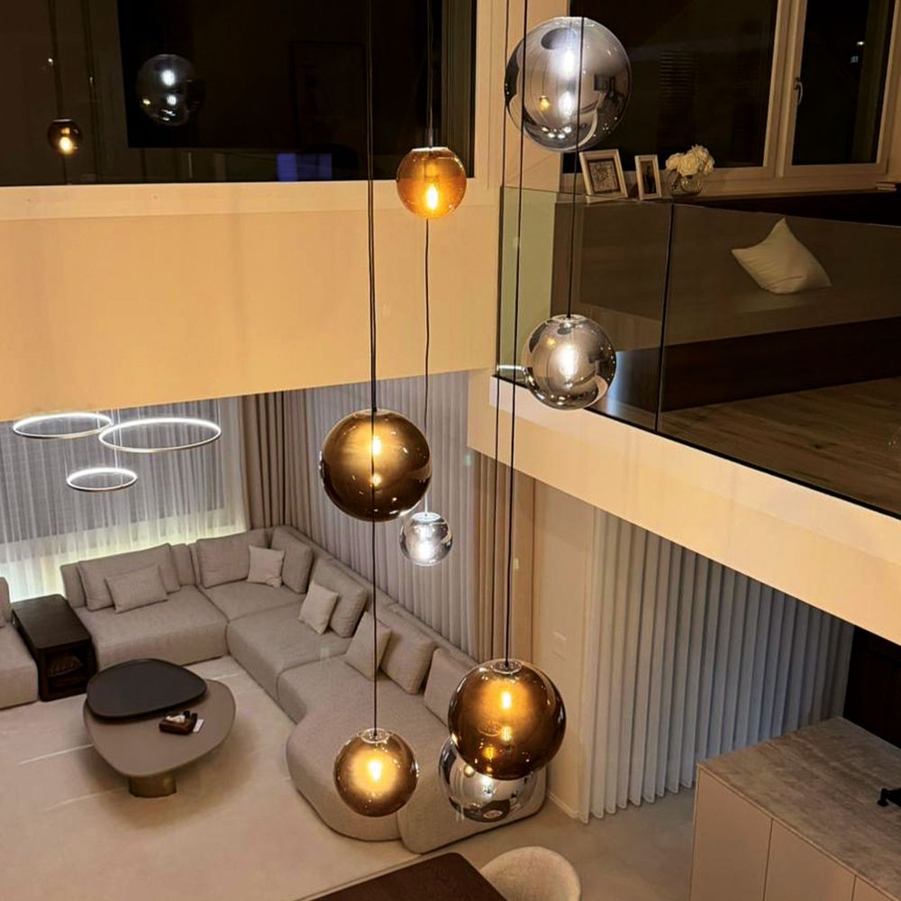 s.luce Orb Galerielampe 8 - flammig Modular - 179420 - s.luce® - homecoming lights.