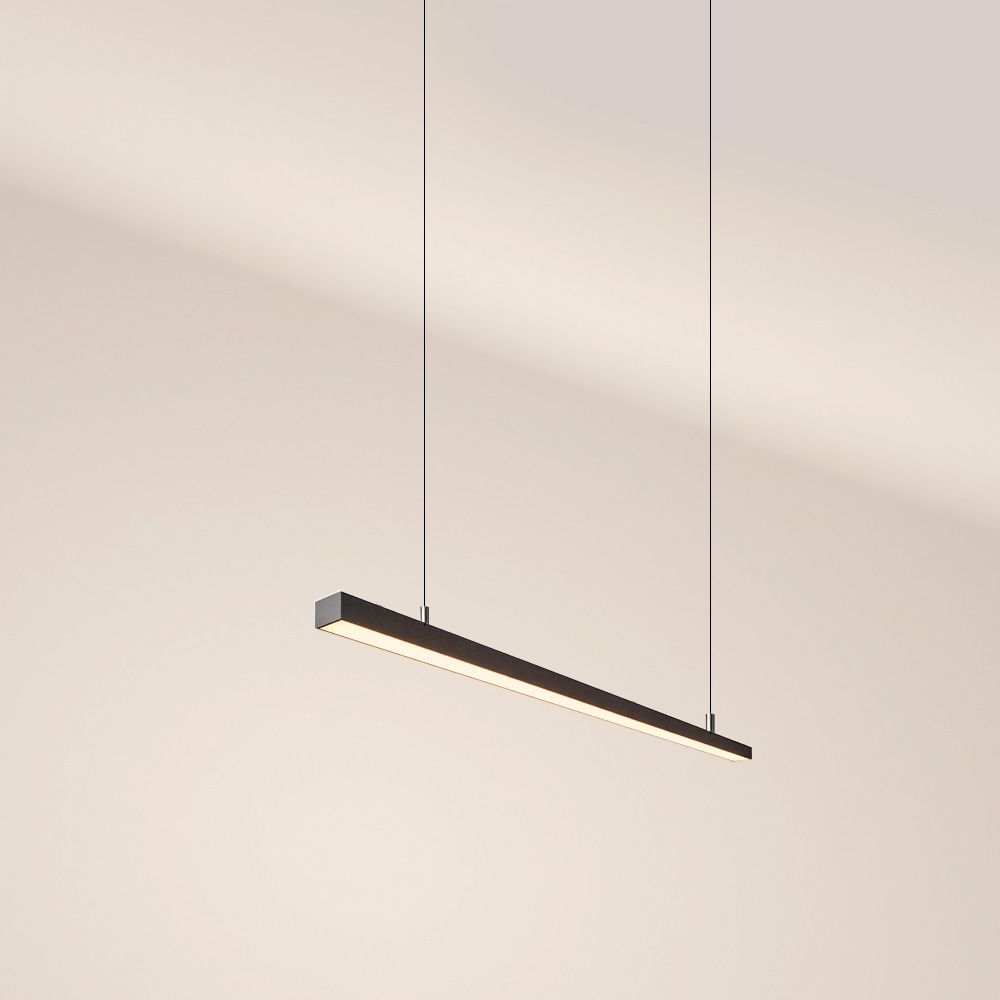 s.luce Oris LED-Linienlampe Büro-Pendelleuchte XL nach Maß 2700K