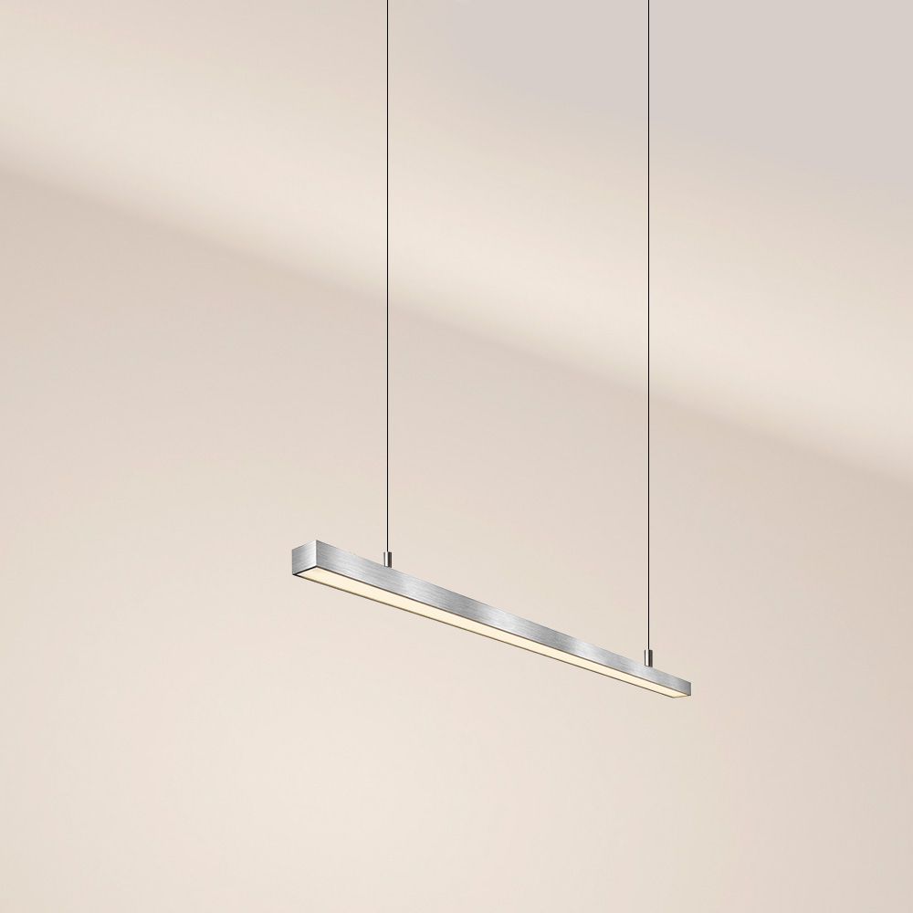 s.luce Oris LED-Linienlampe Büro-Pendelleuchte XL nach Maß 2700K