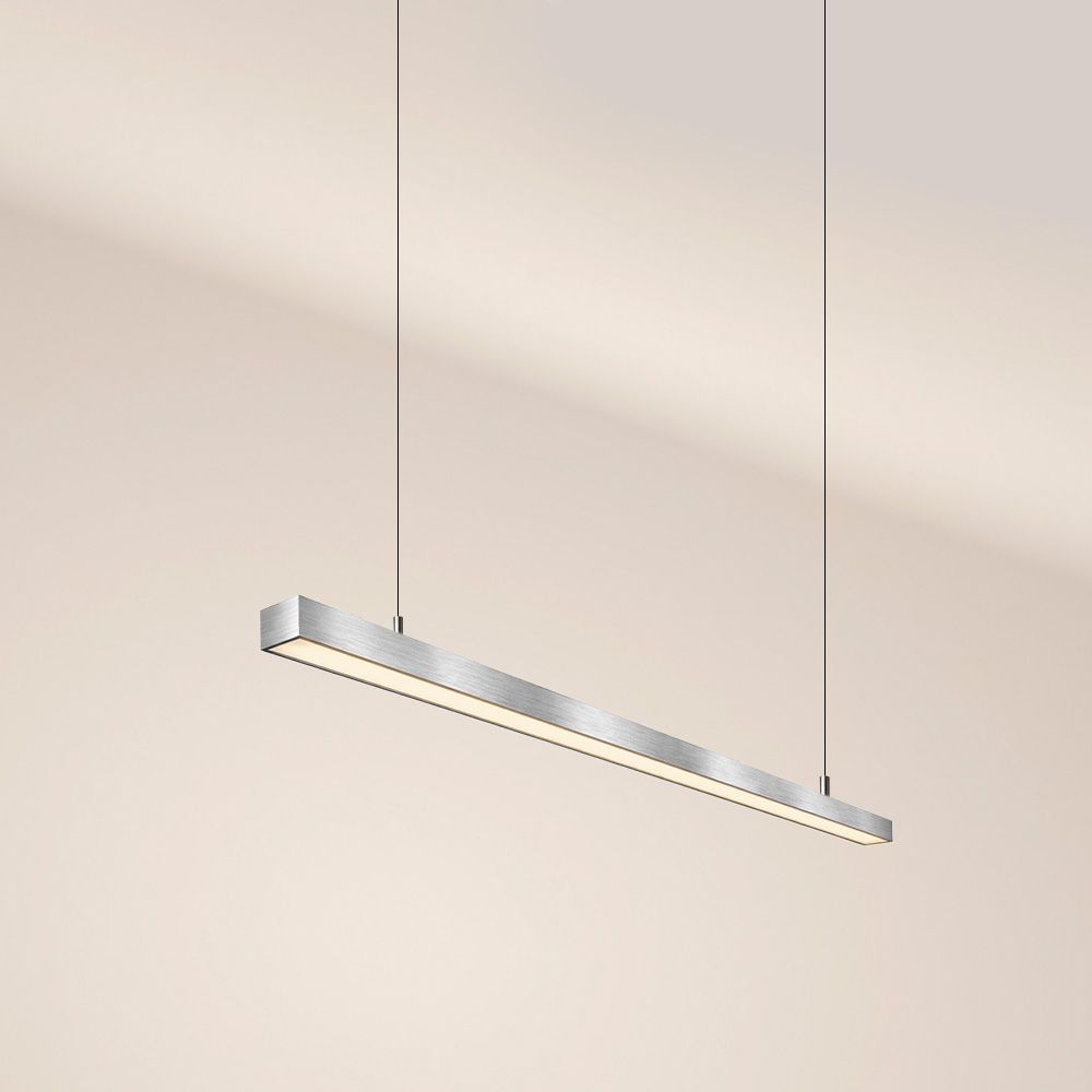 s.luce Oris LED-Linienlampe Büro-Pendelleuchte XL nach Maß 2700K
