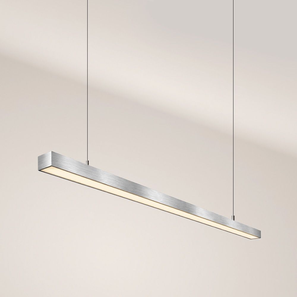 s.luce Oris LED-Linienlampe Büro-Pendelleuchte XL nach Maß 2700K