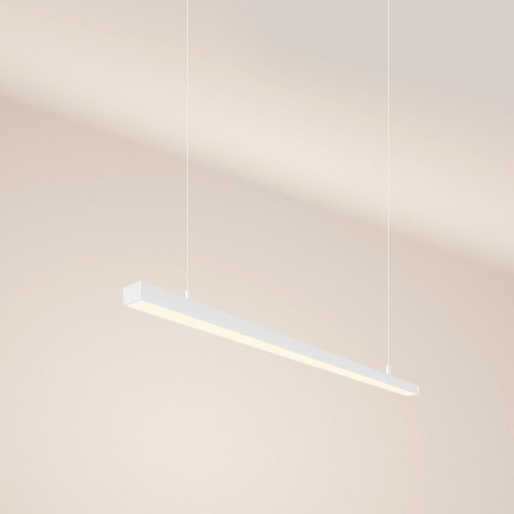 s.luce Oris LED-Linienlampe Büro-Pendelleuchte XL nach Maß 2700K