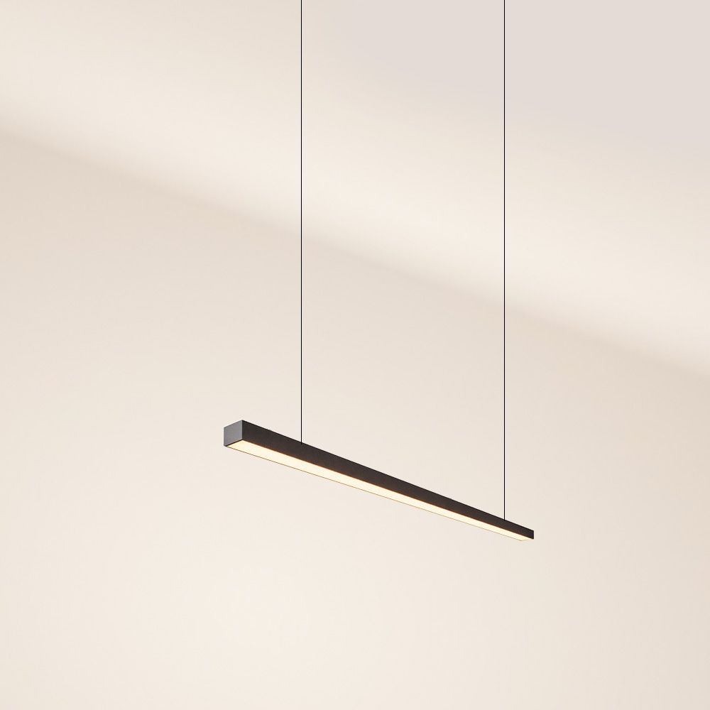 s.luce Oris LED-Linienlampe Büro-Pendelleuchte XL nach Maß 2700K