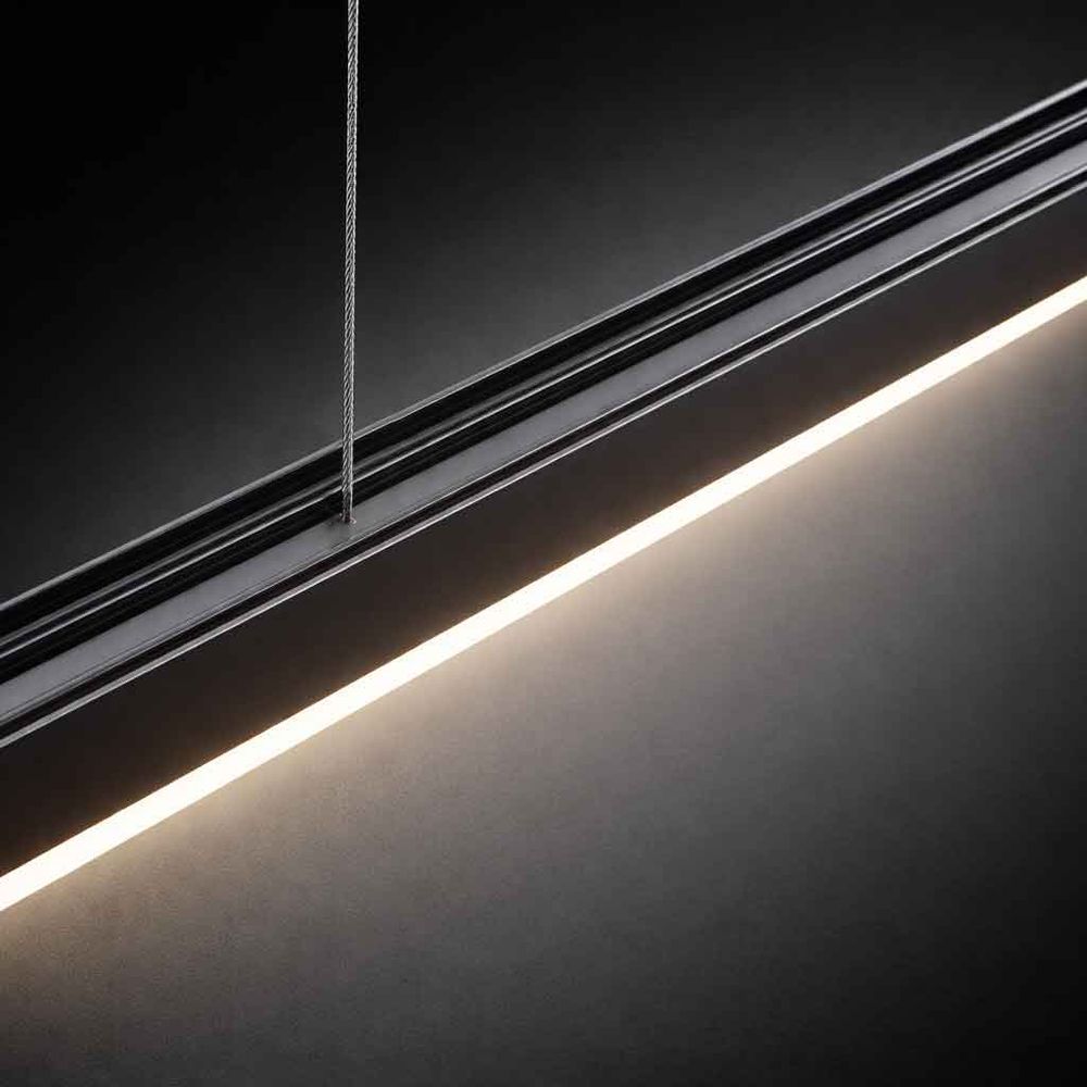 s.luce Oris LED-Linienlampe Büro-Pendelleuchte XL nach Maß 2700K