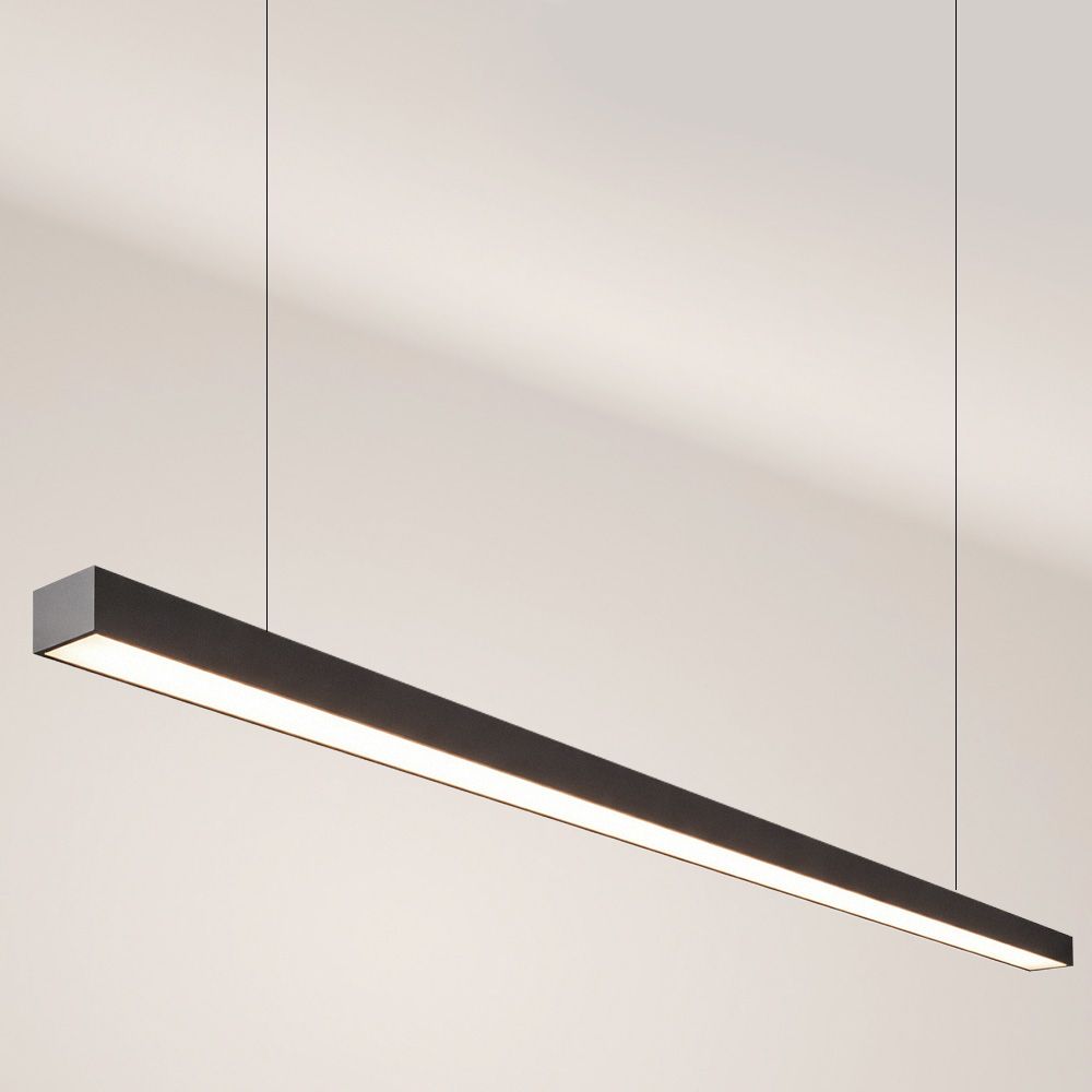 s.luce Oris LED - Linienleuchte Büro - Pendellampe XL nach Maß 4000K - 197802 - s.luce® - homecoming lights.