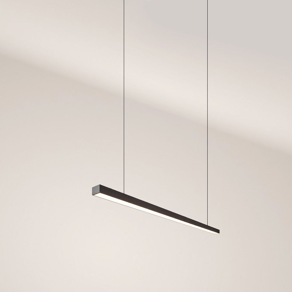 s.luce Oris LED - Linienleuchte Büro - Pendellampe XL nach Maß 4000K - 197793 - s.luce® - homecoming lights.