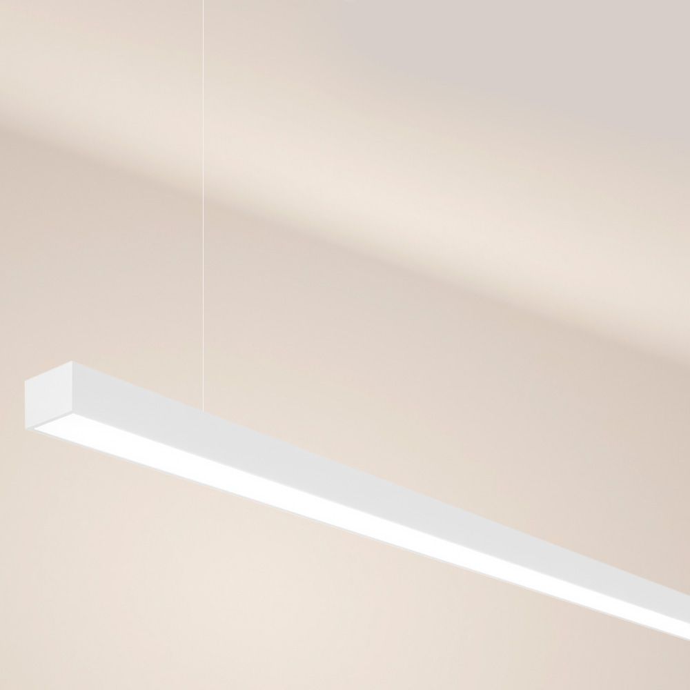 s.luce Oris LED - Linienleuchte Büro - Pendellampe XL nach Maß 4000K - 197806 - s.luce® - homecoming lights.